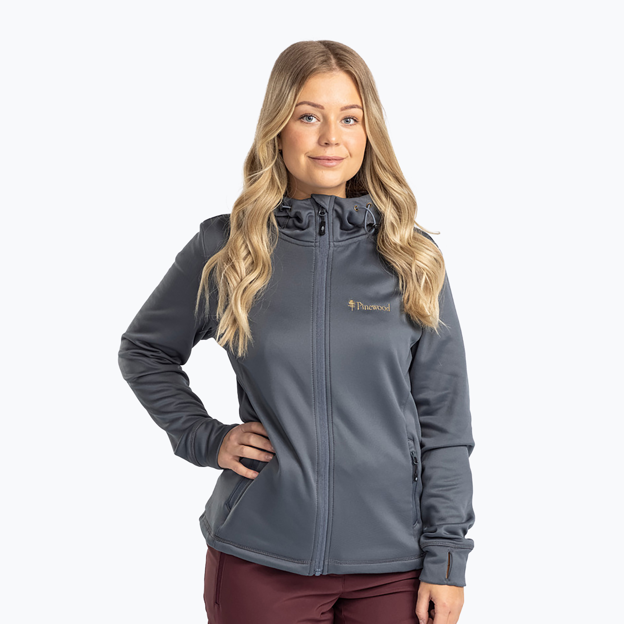 15%-kal olcsóbban.  Női trekking pulóver Pinewood Finnveden Hoodie d.storm kék. Méret: XL
