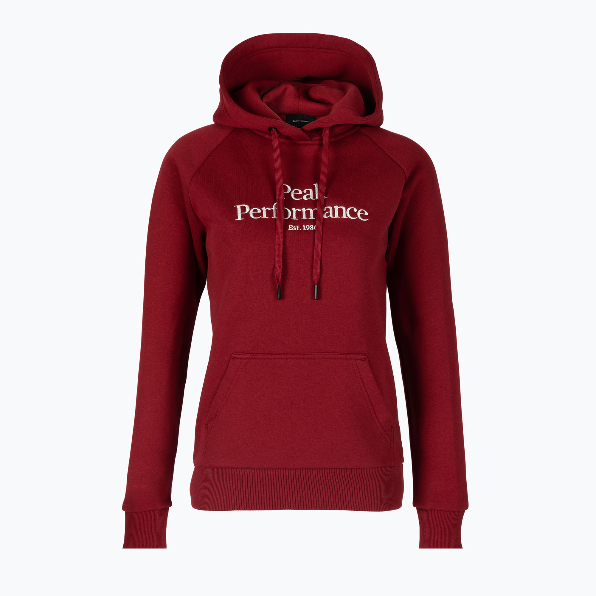 31%-kal olcsóbban.  Női trekking pulóver Peak Performance Original Hood piros G77747300. Méret: S