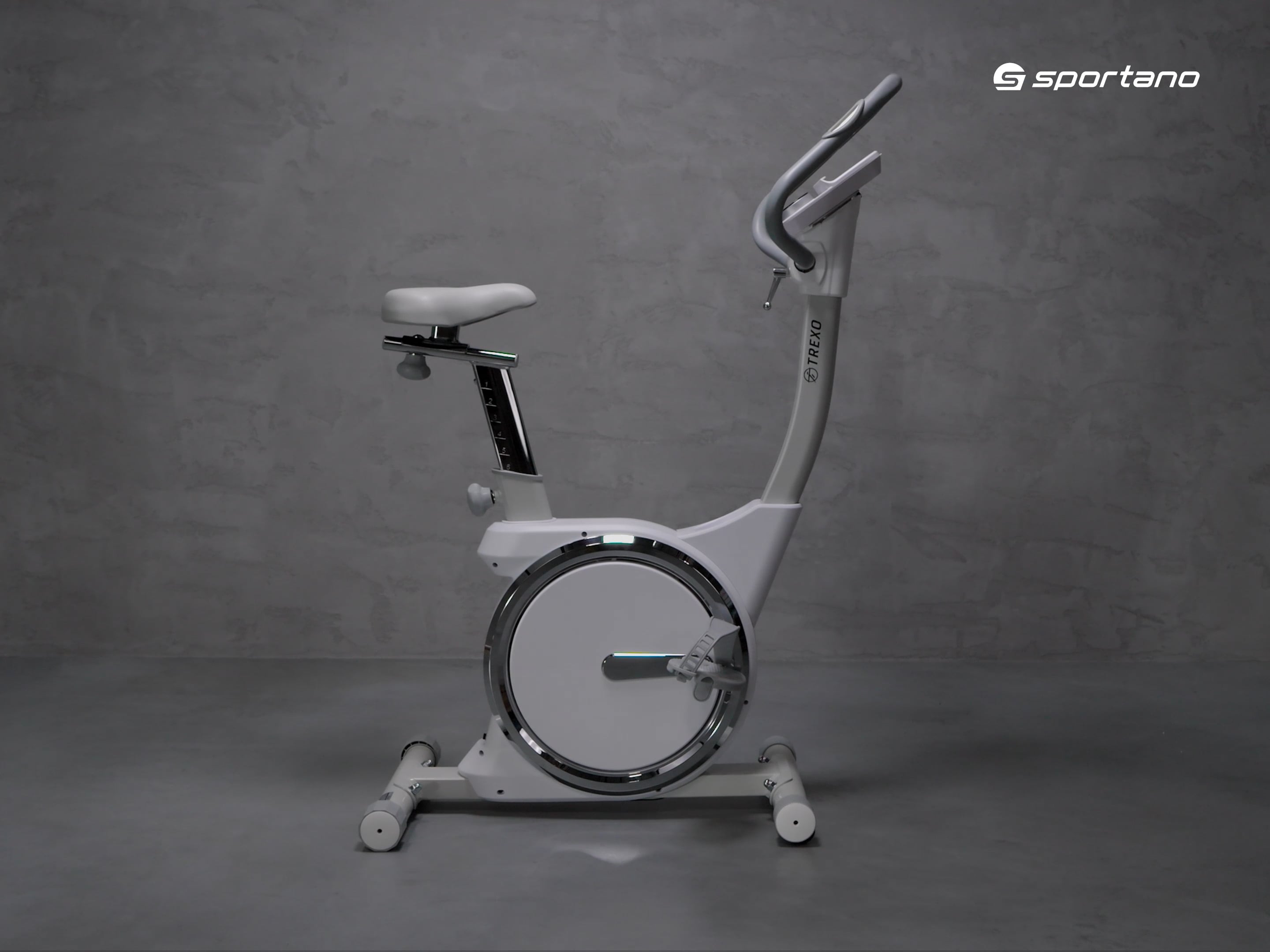 TREXO álló kerékpár fehér EB300