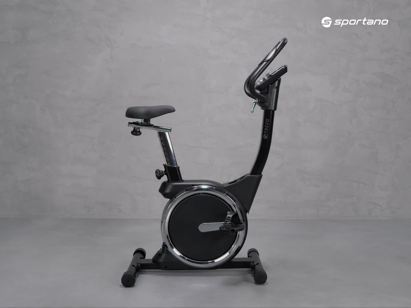 TREXO álló kerékpár fekete EB300