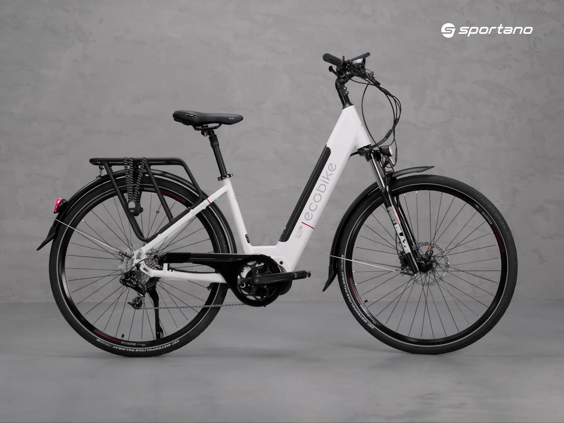 Ecobike LX300 Greenway elektromos kerékpár fehér 1010306