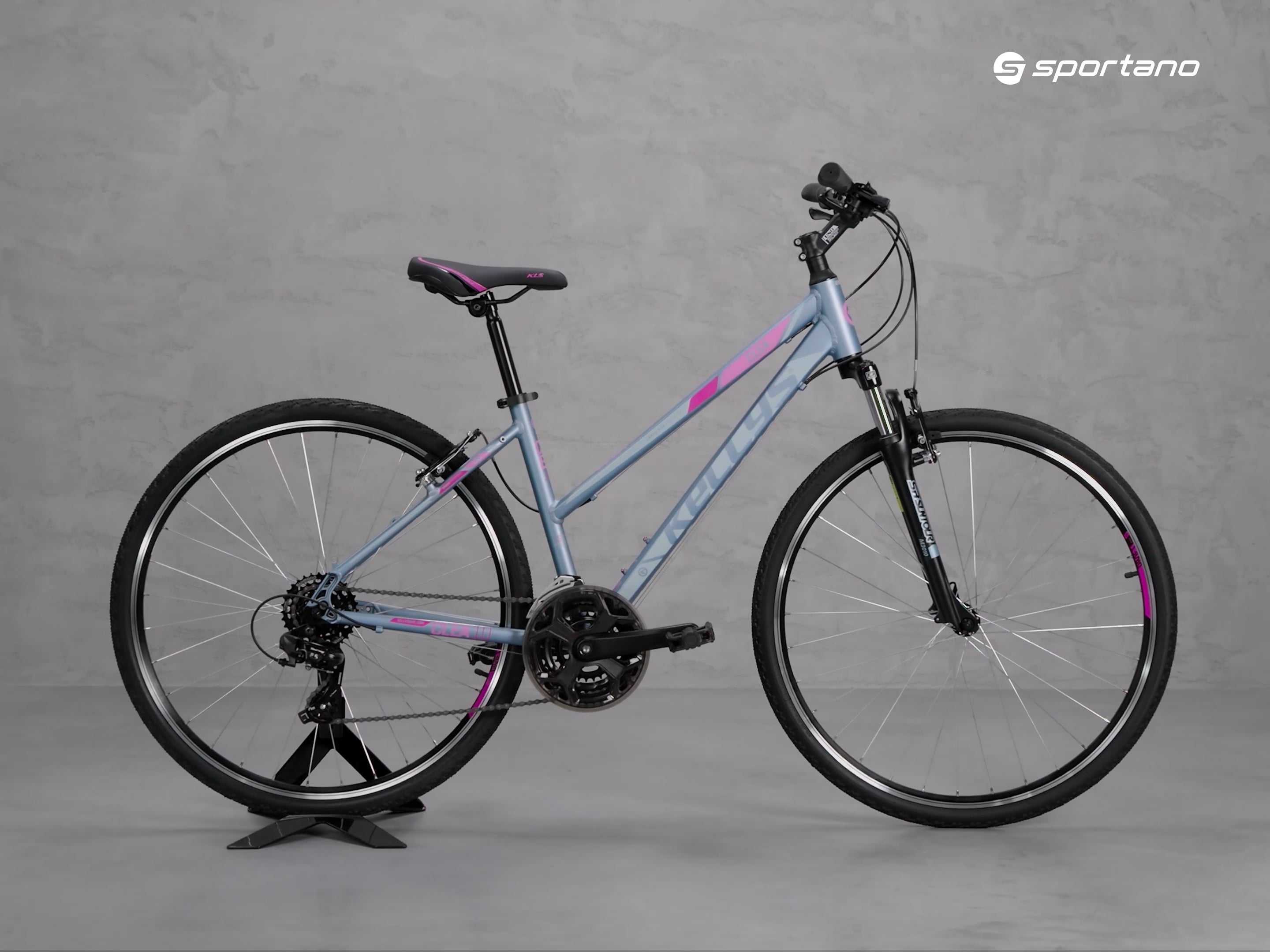 Kellys Clea 10 női cross kerékpár szürke-rózsaszín 72318