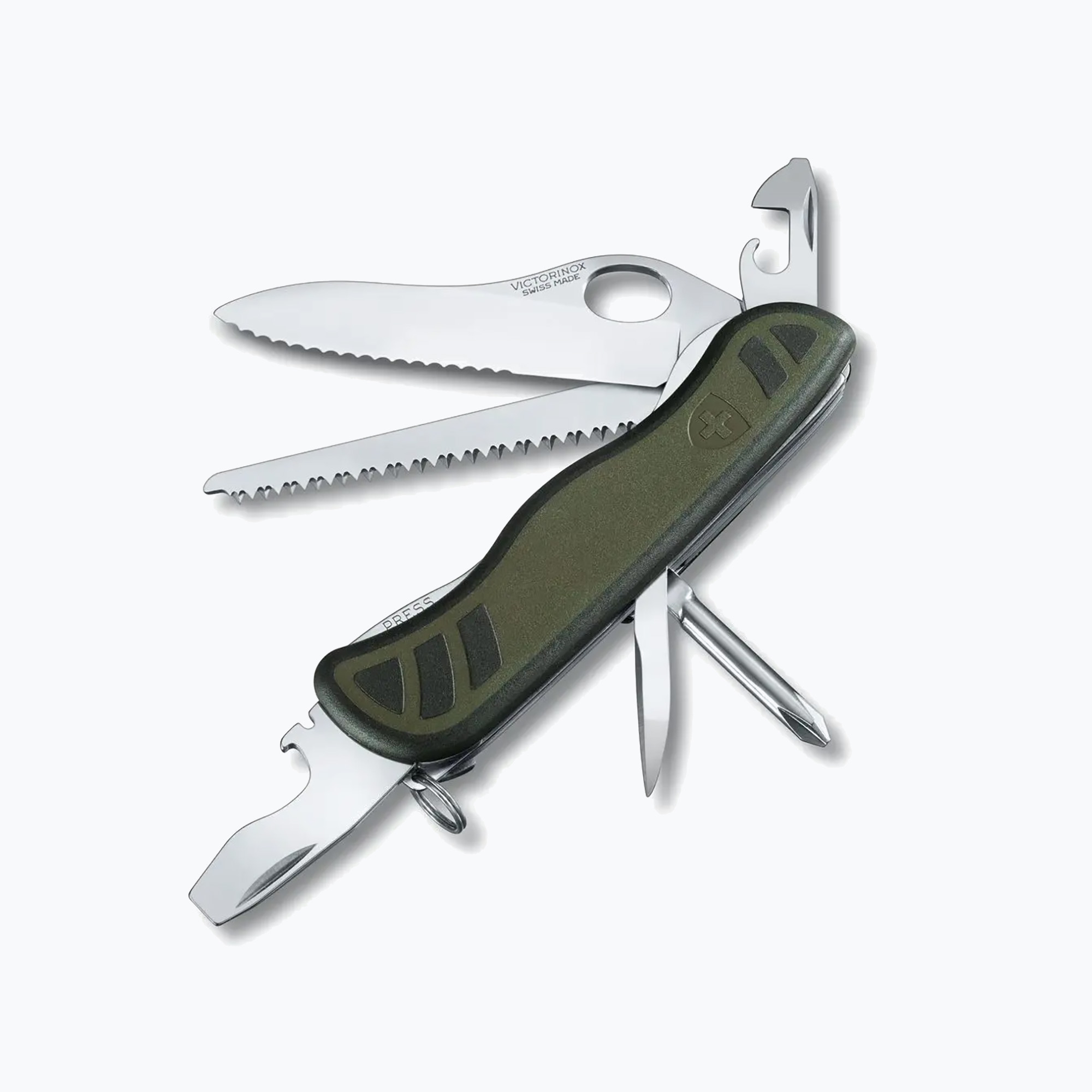 Victorinox Swiss Soldier zsebkés zöld 0.8461.MWCH. Méret: 111 mm