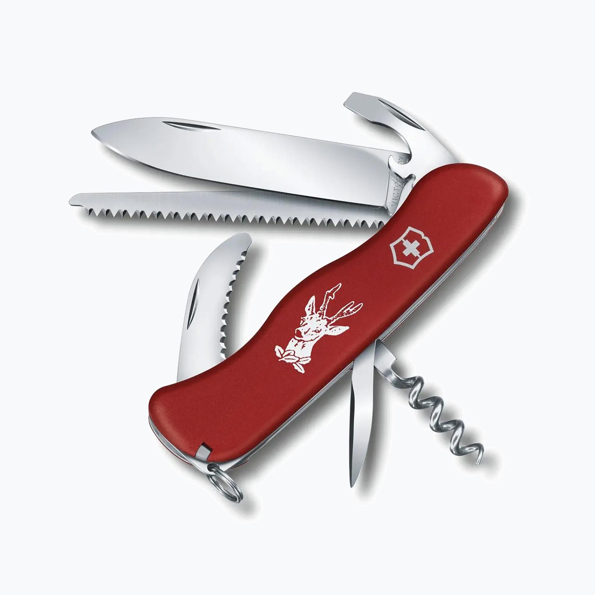 Victorinox Hunter zsebkés piros 0.8573. Méret: 111 mm