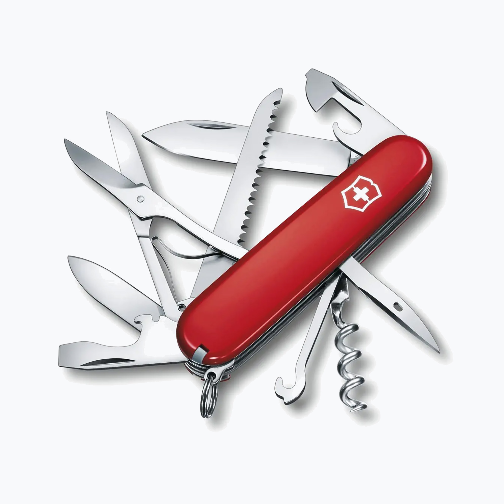 Victorinox Huntsman zsebkés piros 1.3713. Méret: 91 mm