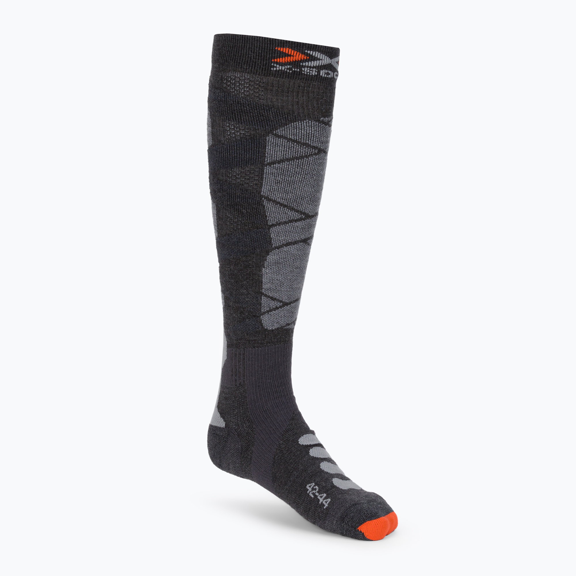 23%-kal olcsóbban.  Sízokni X-Socks Ski Silk Merino 4.0 szürke XSSSKMW19U XSSSKMW19U. Méret: 42-44 EU