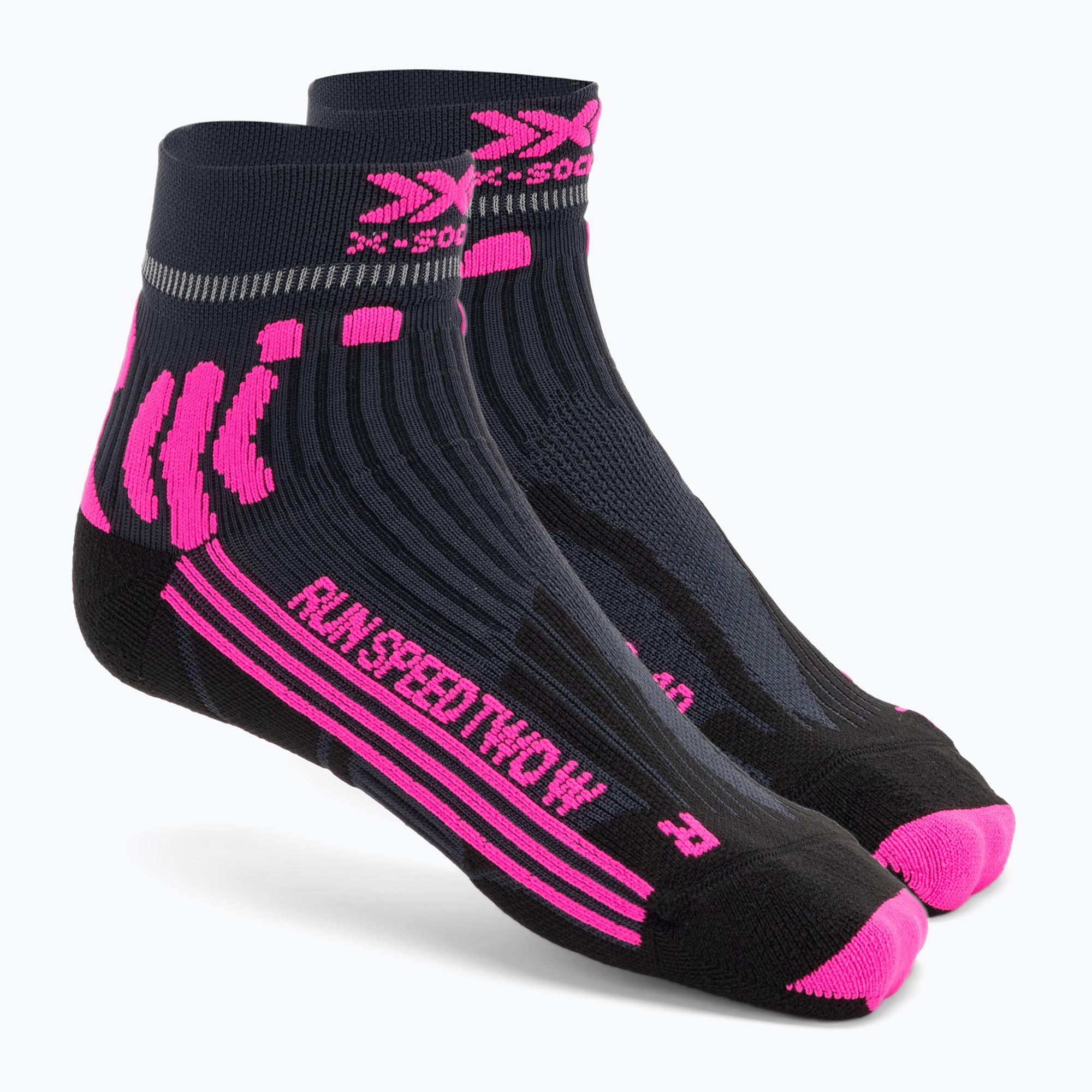 15%-kal olcsóbban.  Női futó zokni X-Socks Run Speed Two 4.0 dolomit szürke/neon flamingó. Méret: 37-38 EU