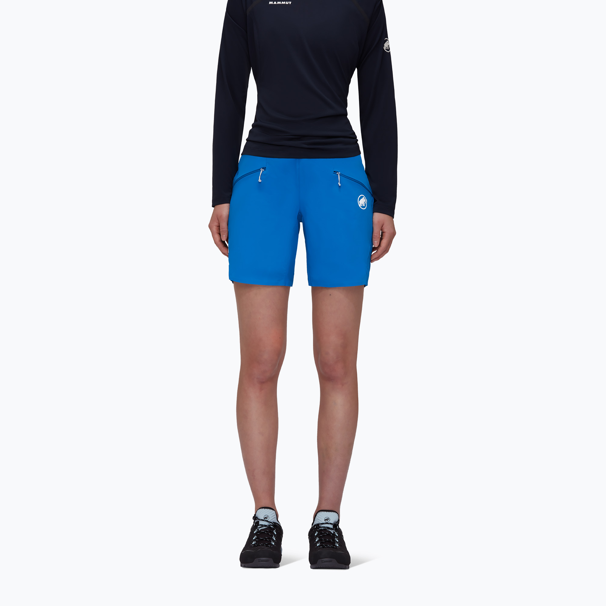 35%-kal olcsóbban.  Női trekking rövidnadrág MAMMUT Aenergy Light SO kék. Méret: 36/R