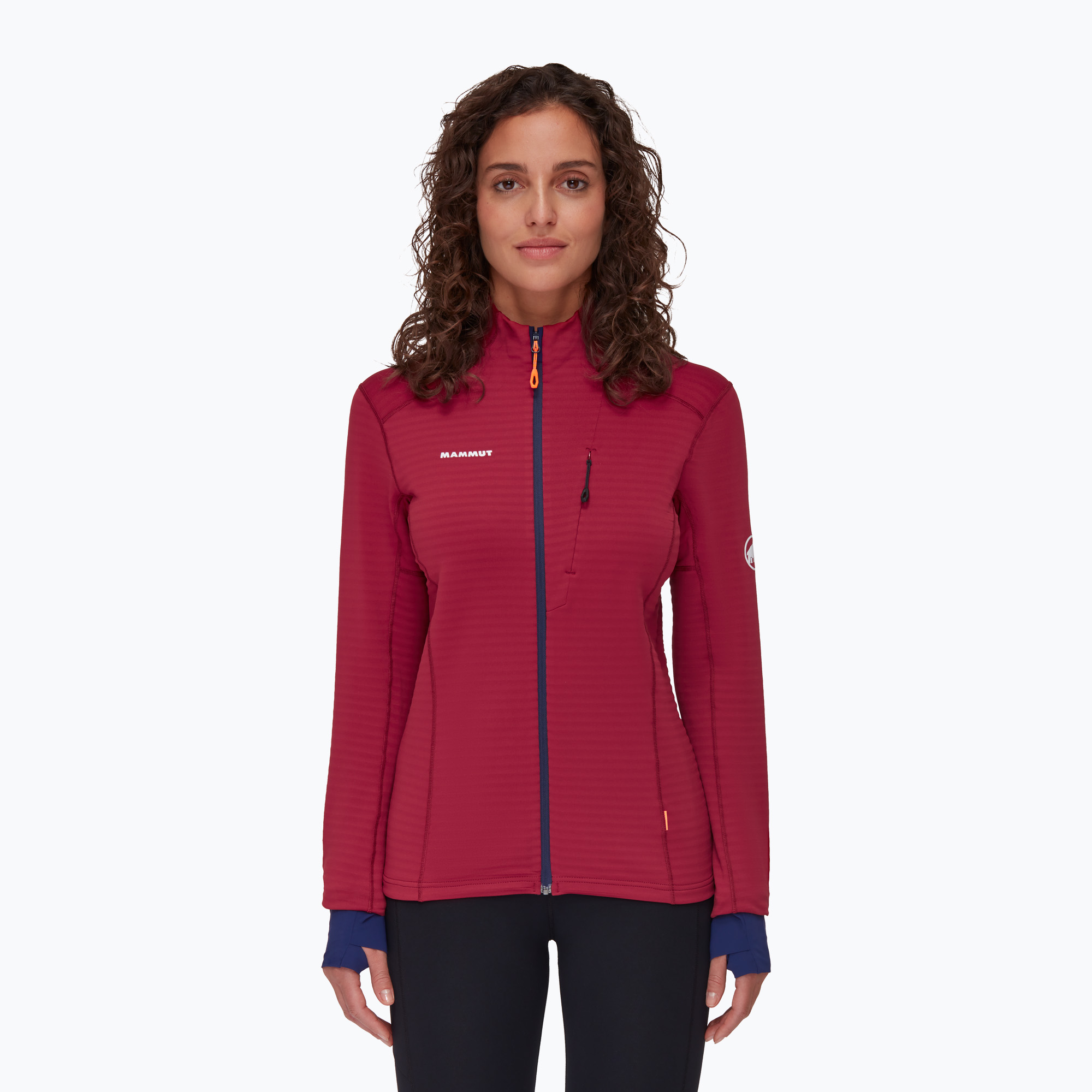28%-kal olcsóbban.  Mammut női trekking dzseki Taiss Light ML vérvörös/tengeri tengerészet. Méret: S