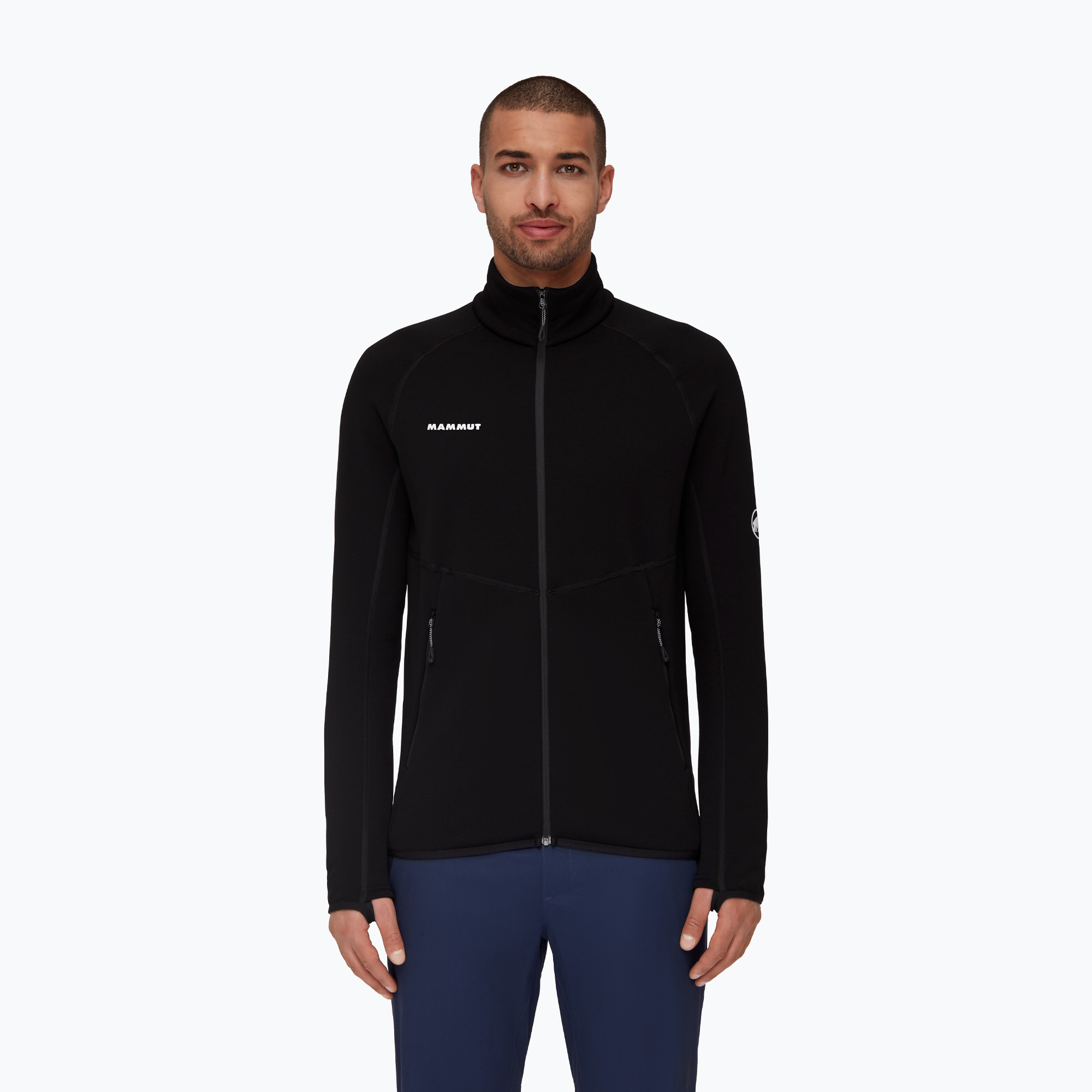25%-kal olcsóbban.  Férfi trekking pulóver Mammut Aconcagua ML fekete. Méret: S