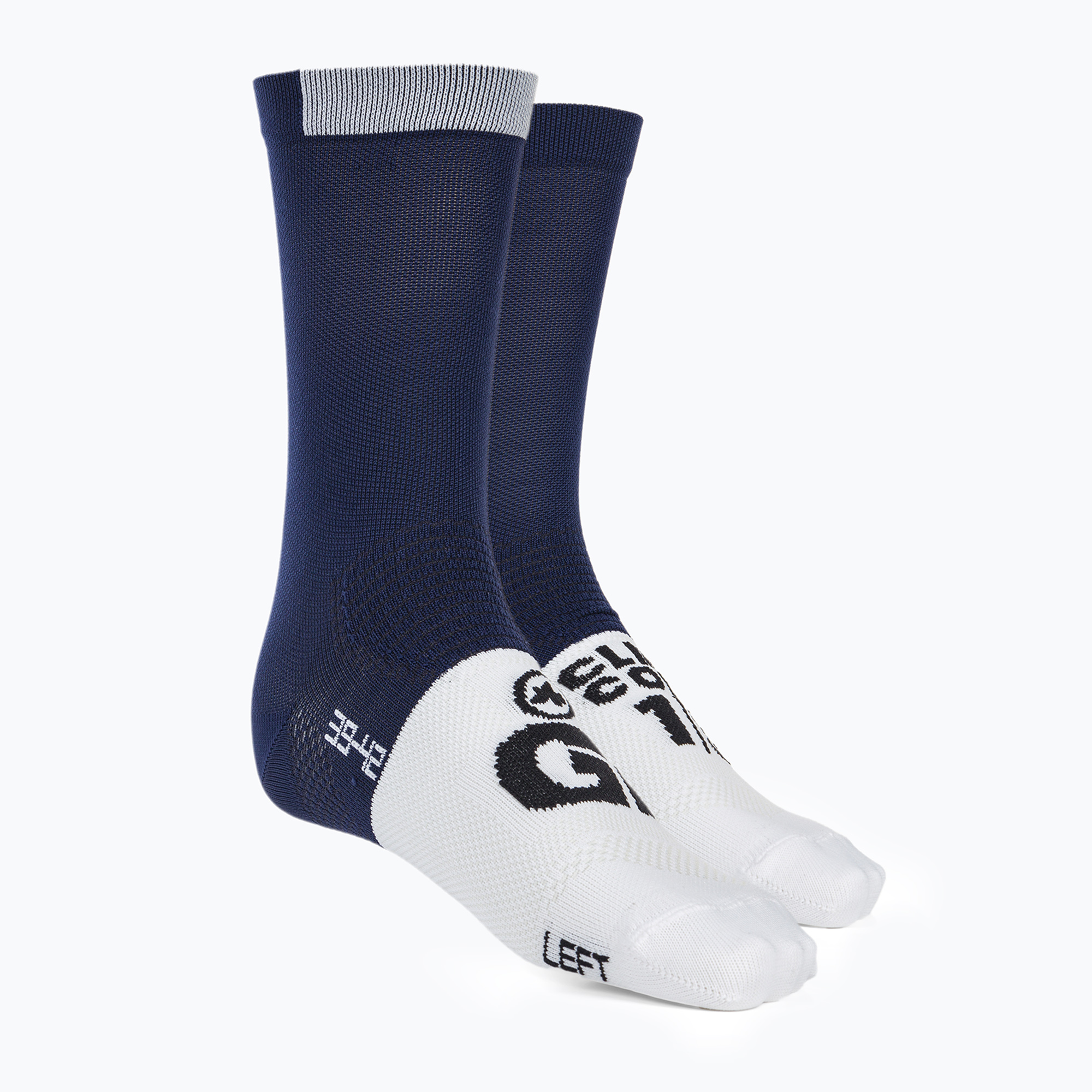 kerékpáros zokni ASSOS GT C2 genesi blue. Méret: 43-46 EU