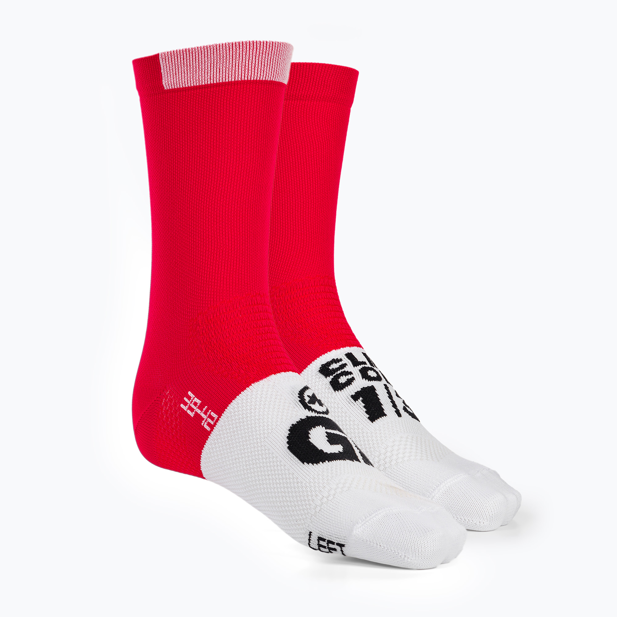 kerékpáros zokni ASSOS GT C2 lunar red. Méret: 39-42 EU