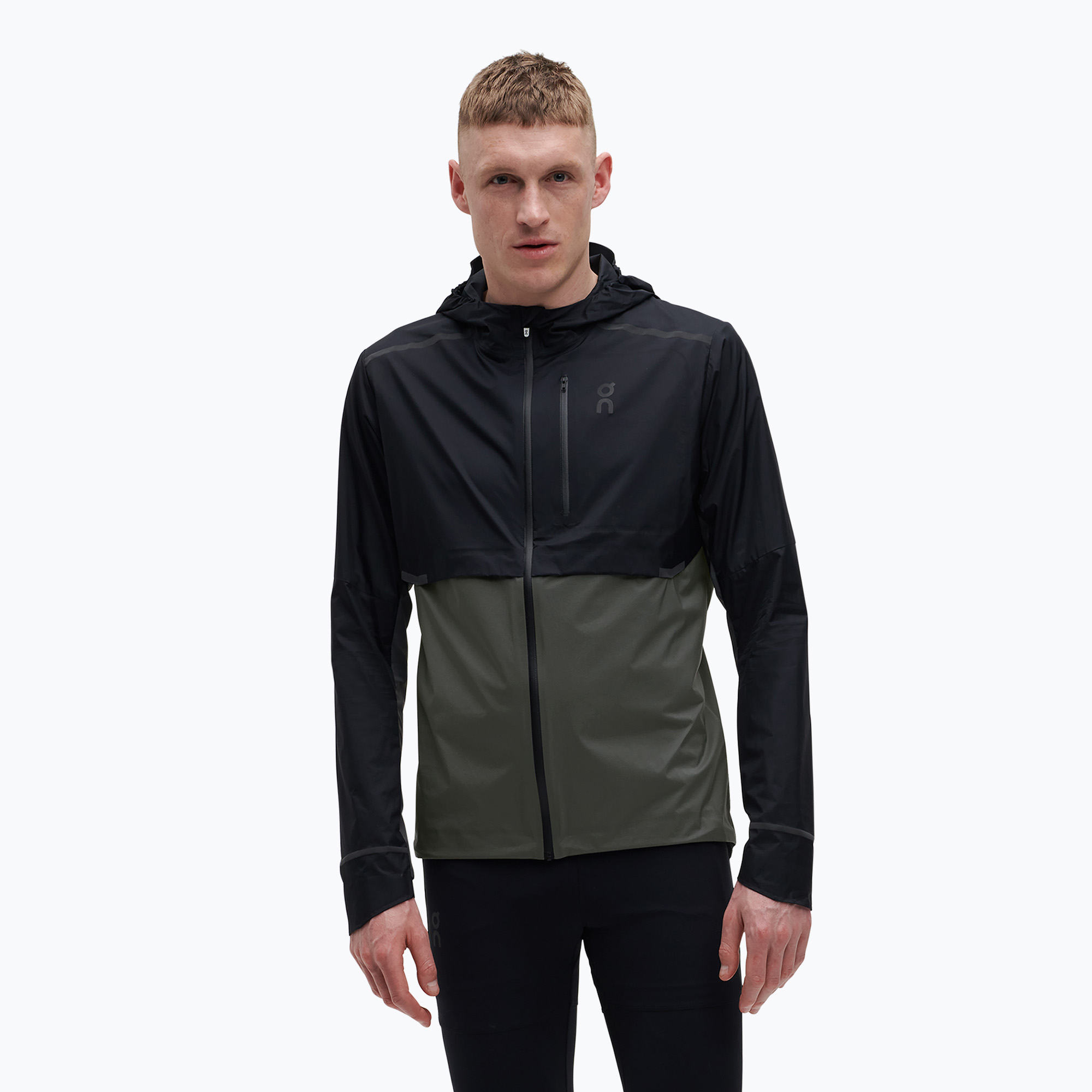 15%-kal olcsóbban.  Férfi On Running Weather kabát fekete/árnyék. Méret: XL