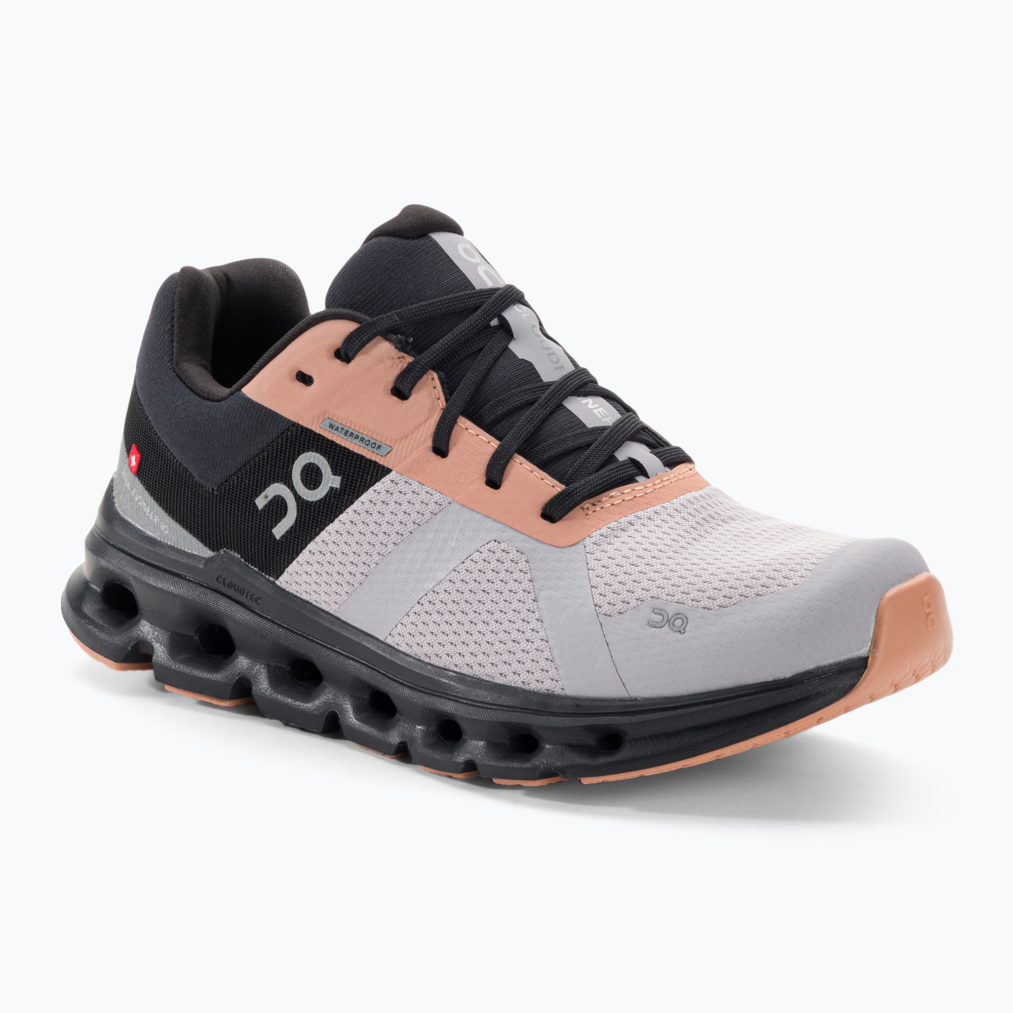 30%-kal olcsóbban.  Női futócipő On Cloudrunner vízálló fade/fekete. Méret: 36 EU