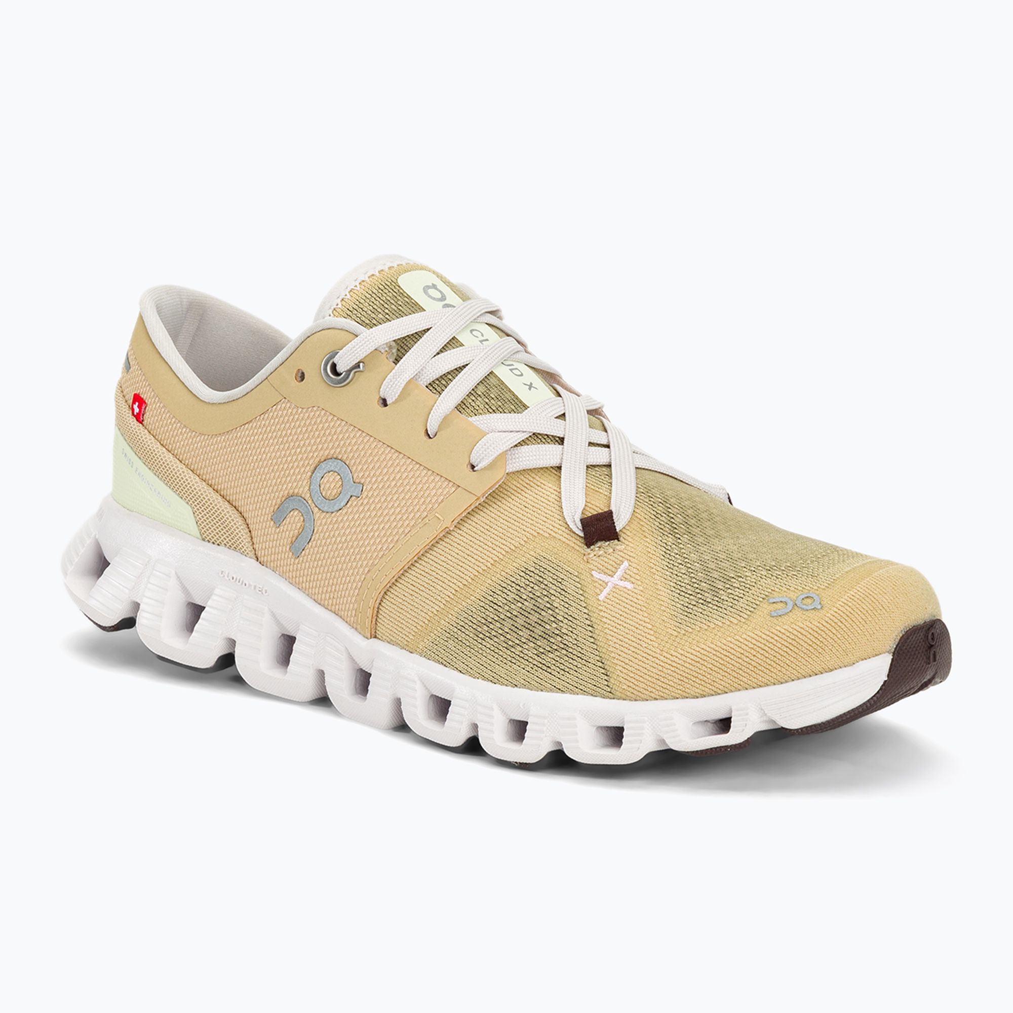 15%-kal olcsóbban.  Női futócipő On Running Cloud X 3 savannah/frost