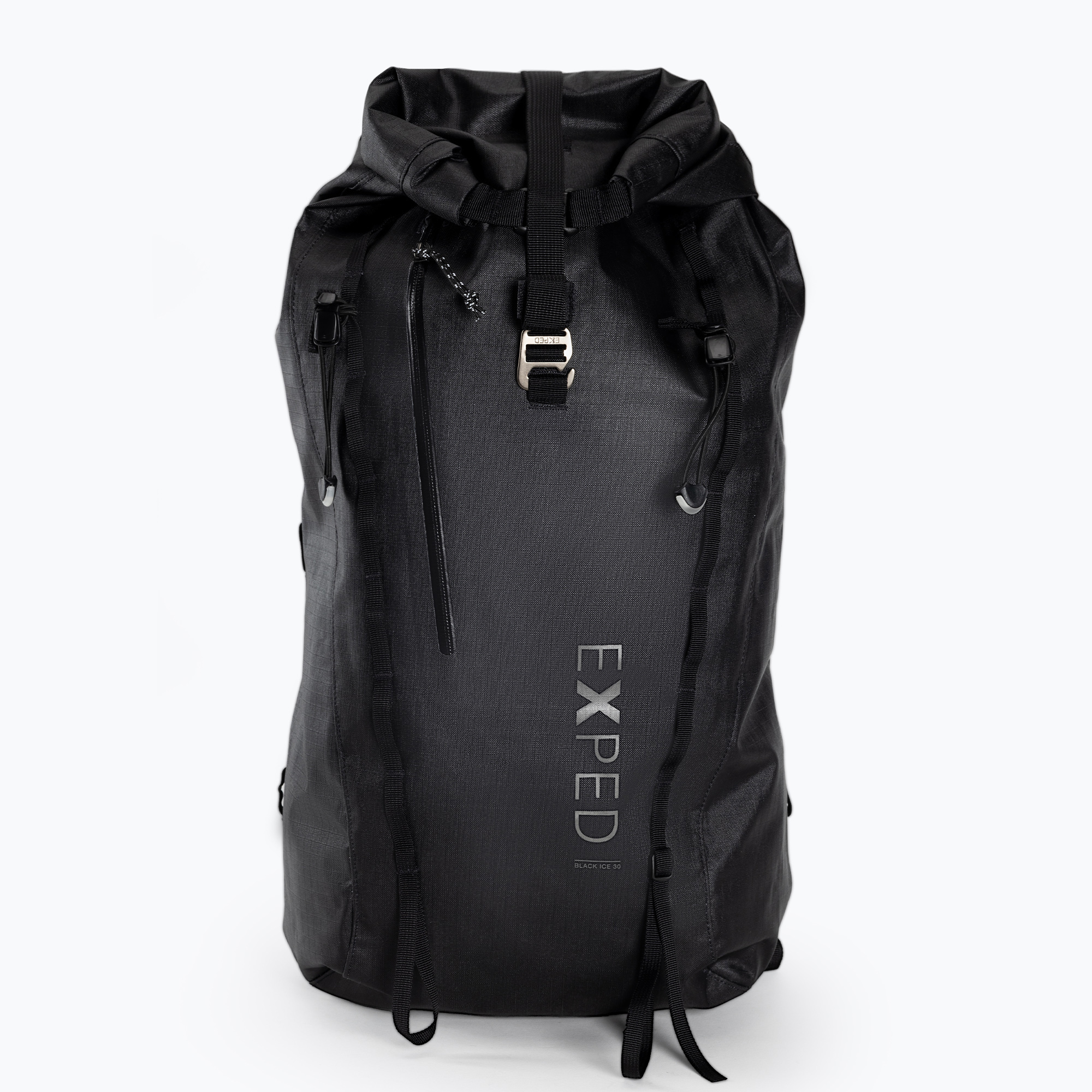 30%-kal olcsóbban.  Mászó hátizsák Exped Black Ice 30L fekete EXP-30. Méret: M