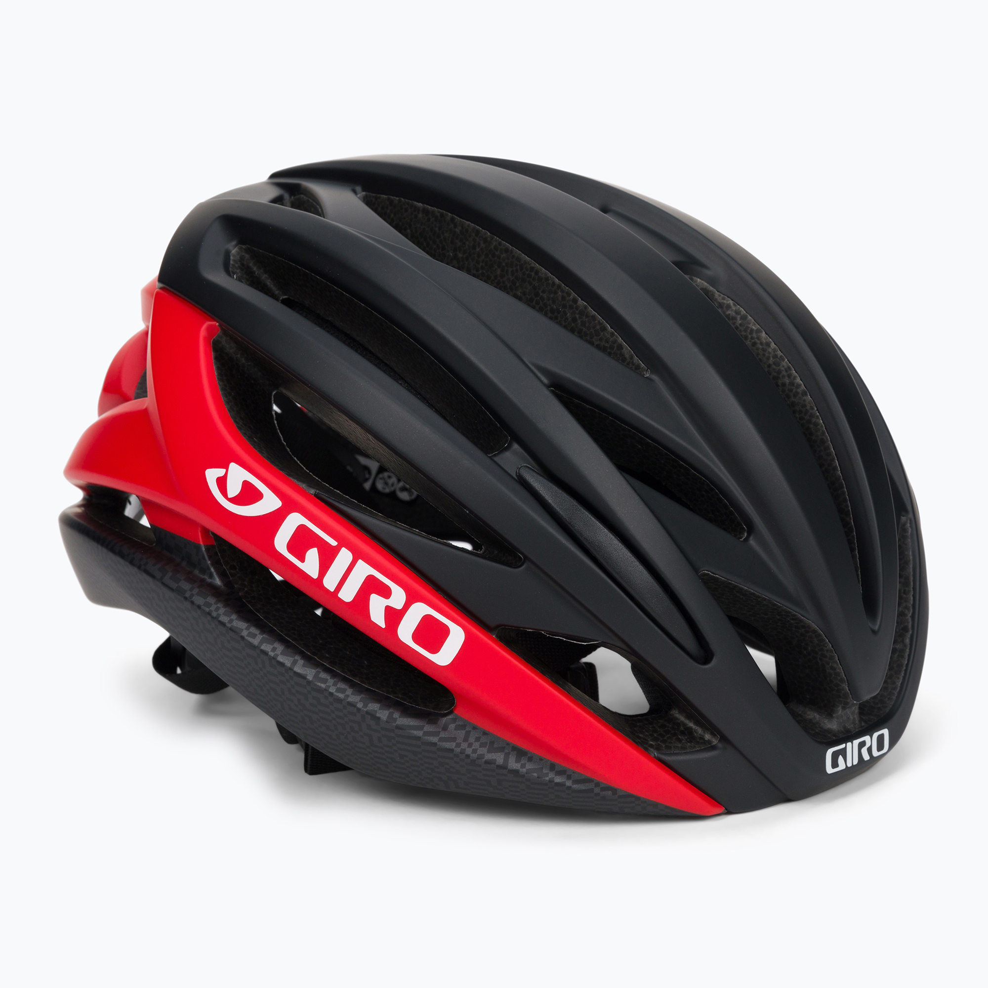 15%-kal olcsóbban.  Giro Syntax kerékpáros sisak fekete-piros GR-7099697. Méret: 55-59 cm