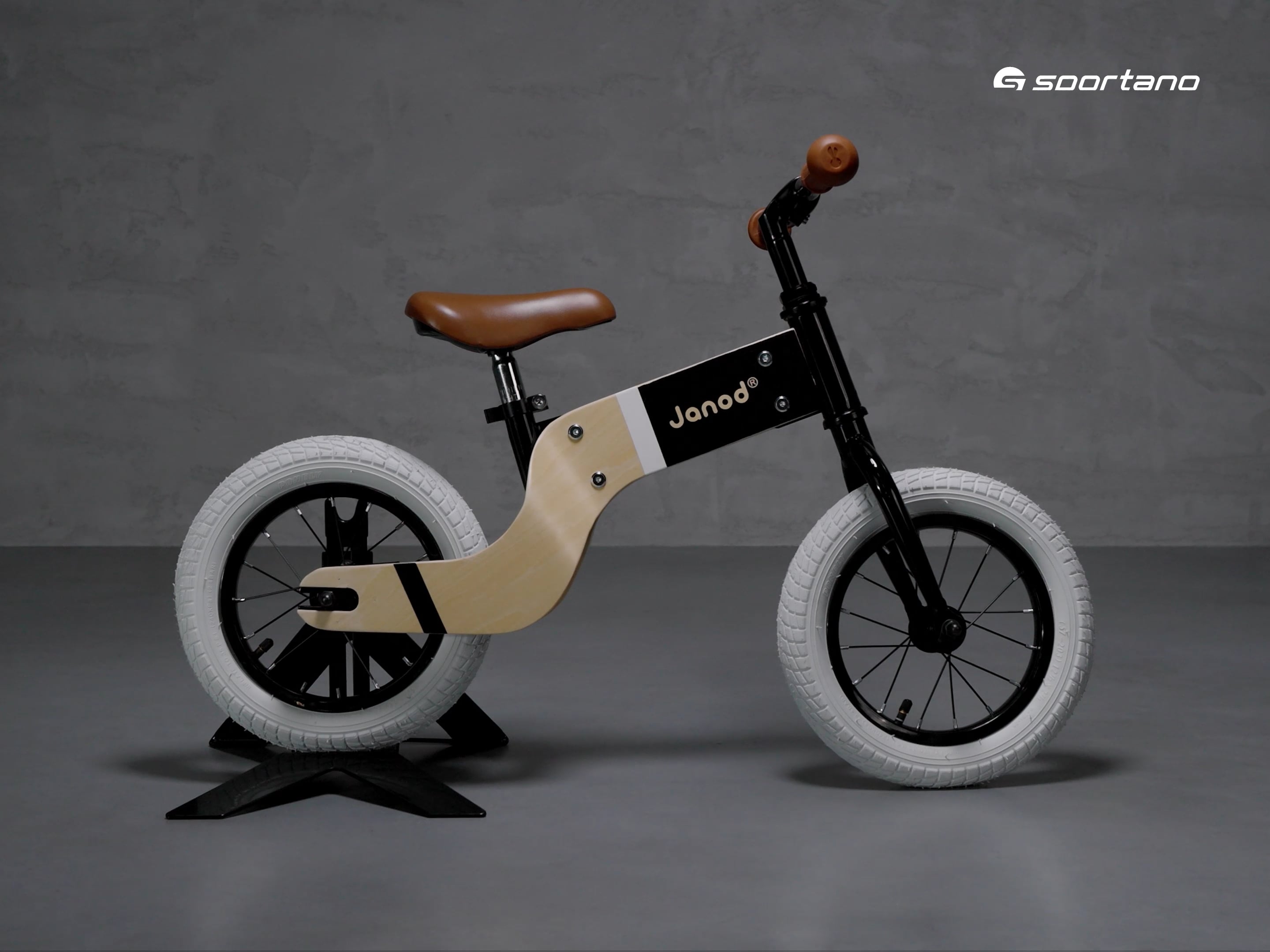 Janod Bikloon Deluxe terepkerékpár barna és fekete J03281