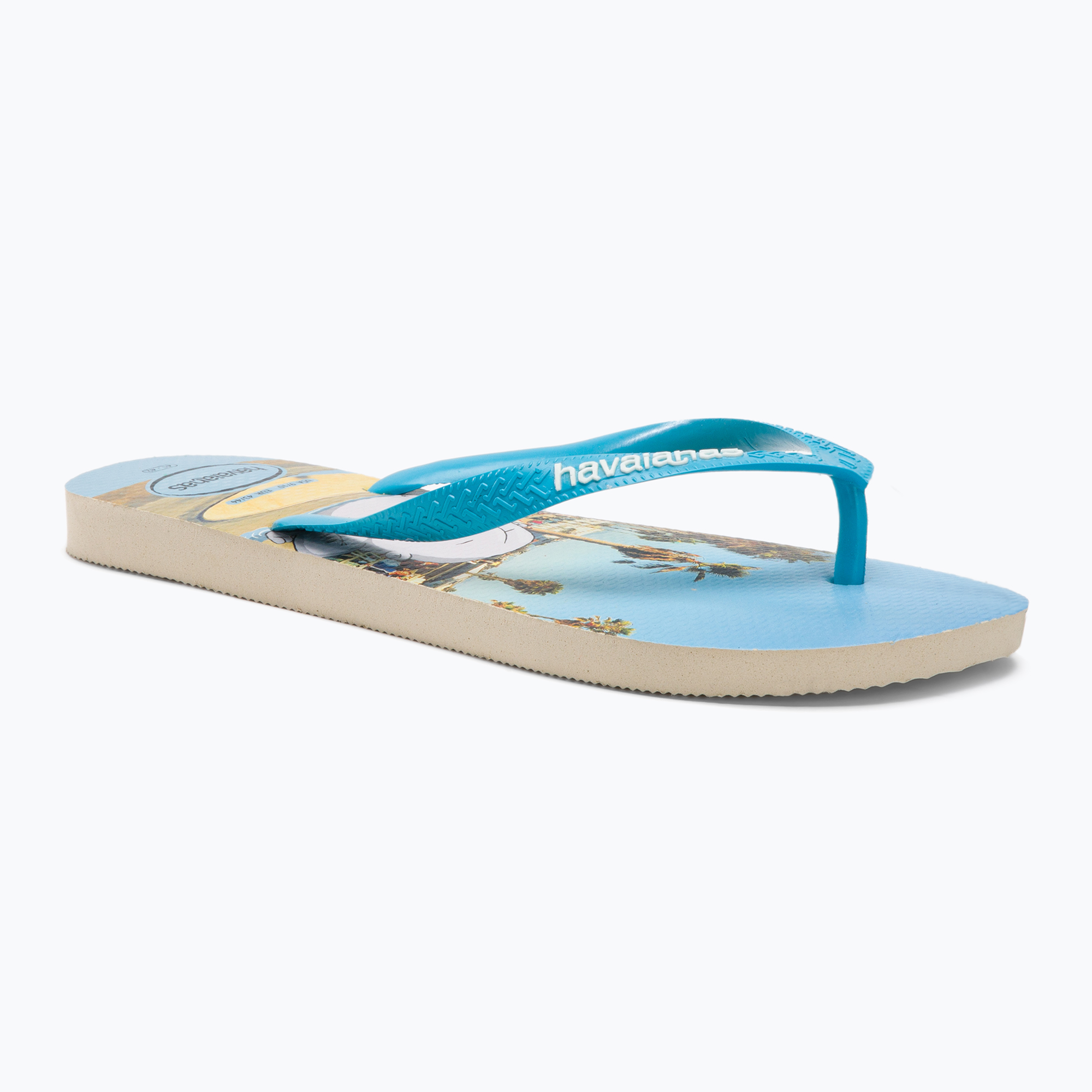 50%-kal olcsóbban.  Férfi Havaianas Top Street szandál fehér/kék. Méret: 41-42 EU