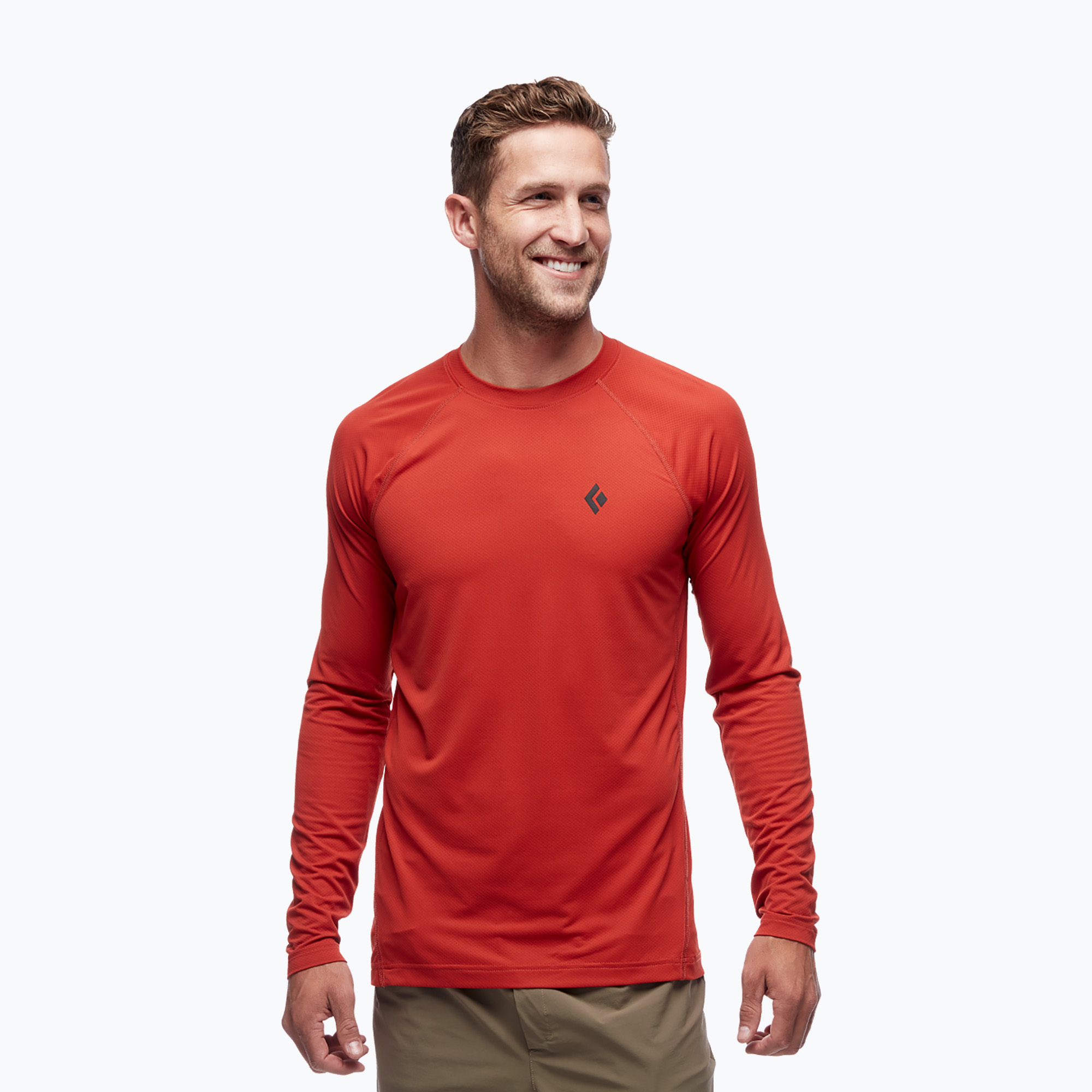 23%-kal olcsóbban.  Férfi trekking ing Black Diamond Alpenglow Crew piros AP7520926019SML1. Méret: XL