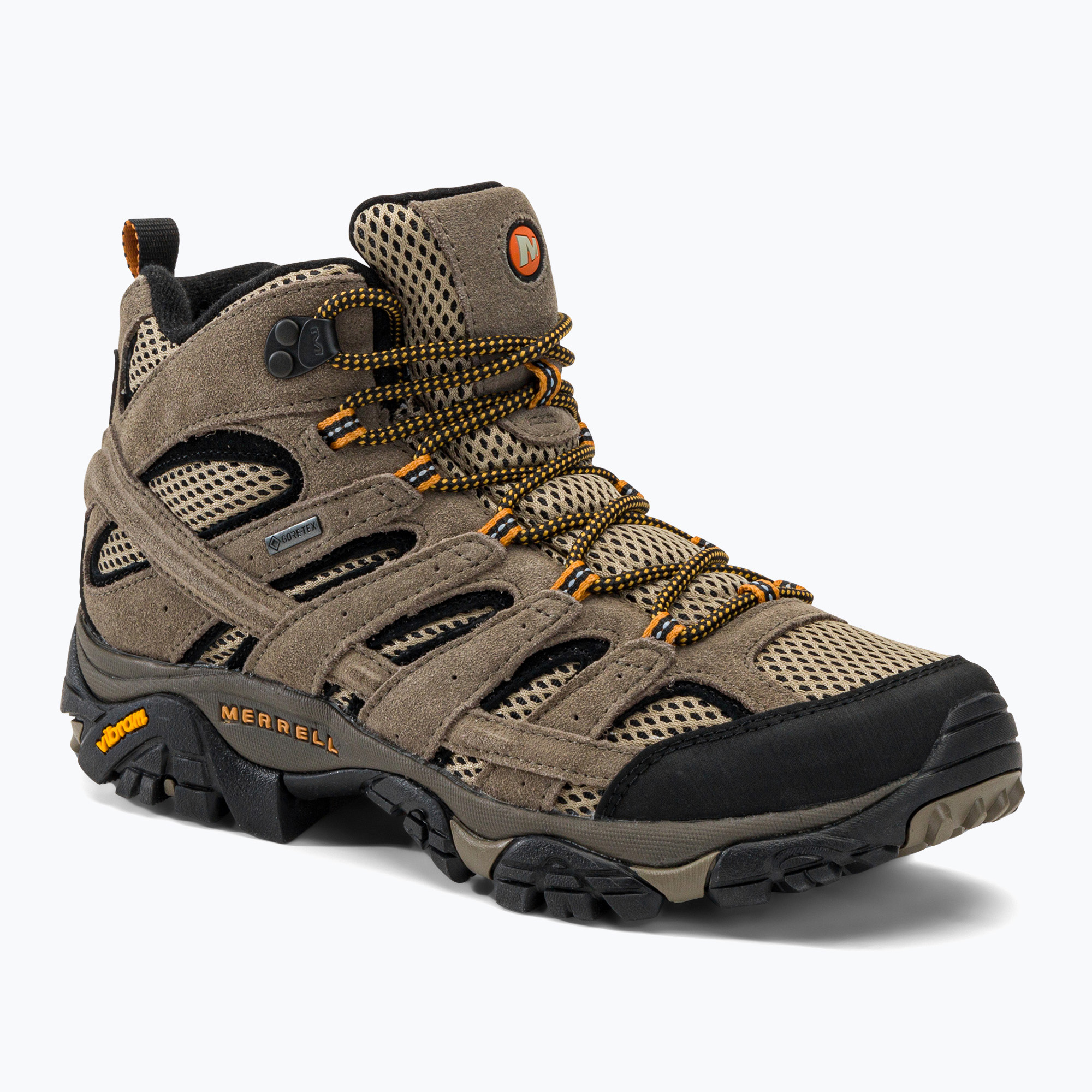 20%-kal olcsóbban.  Férfi túrabakancsok Merrell Moab 2 LTR Mid GTX barna J598233. Méret: 48 EU