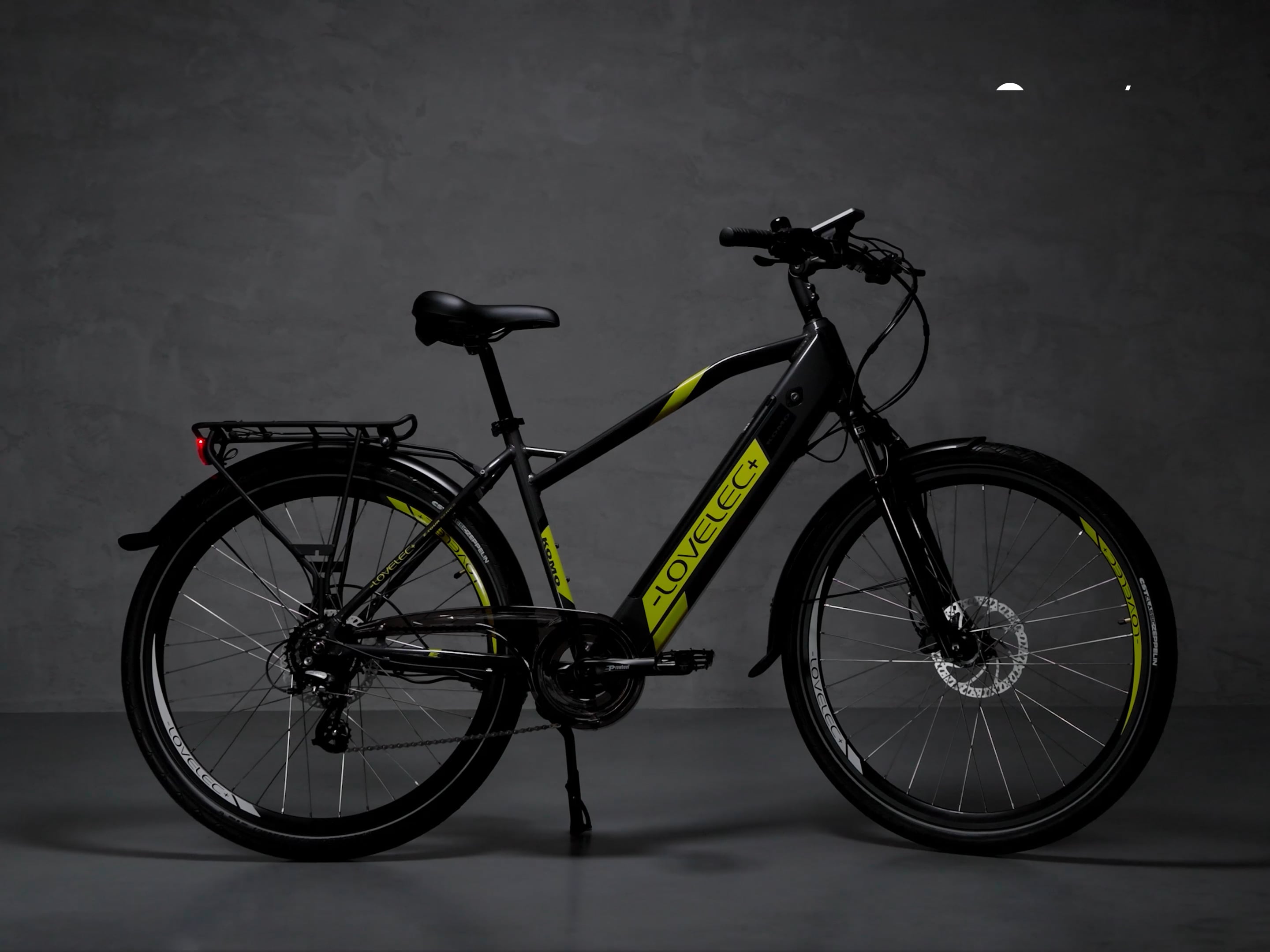LOVELEC Komo Man 16Ah szürke-sárga elektromos kerékpár B400363