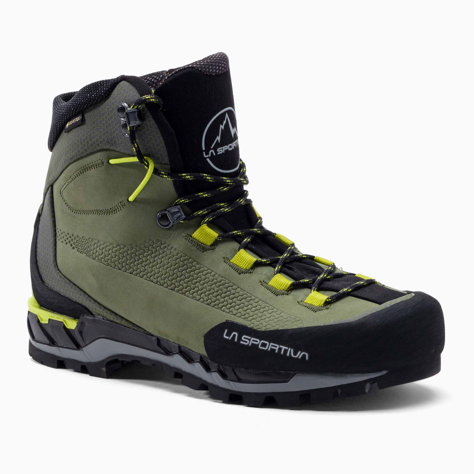 18%-kal olcsóbban.  La Sportiva Trango Tech Leather Gtx férfi túrabakancs zöld 21S725712_41.5. Méret: 41 EU