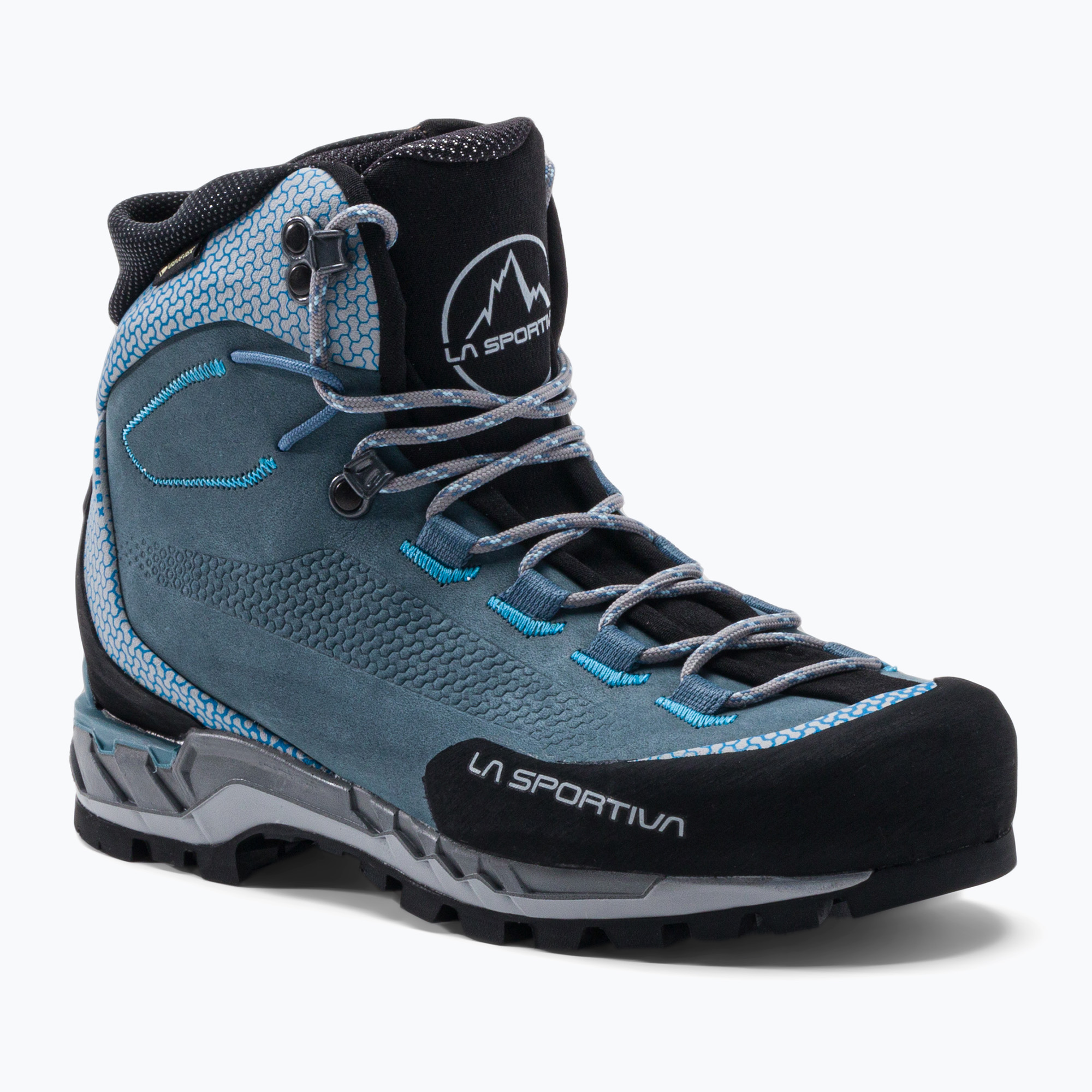 22%-kal olcsóbban.  La Sportiva Trango Tech Leather női alpesi bakancs kék 21T903624_37. Méret: 39 EU