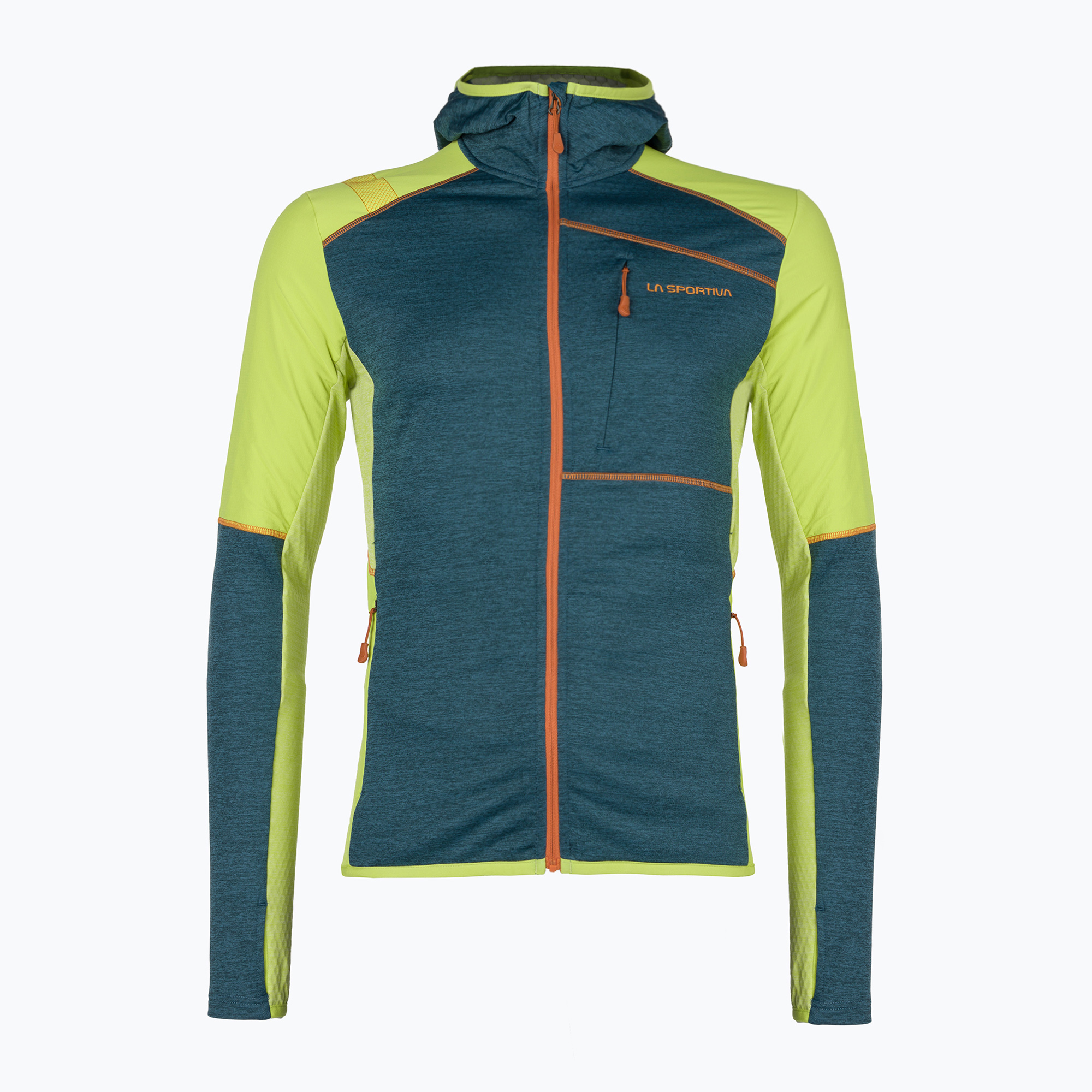 25%-kal olcsóbban.  Férfi trekking pulóver LaSportiva Existence Hoody navy kék-zöld P53639729. Méret: S