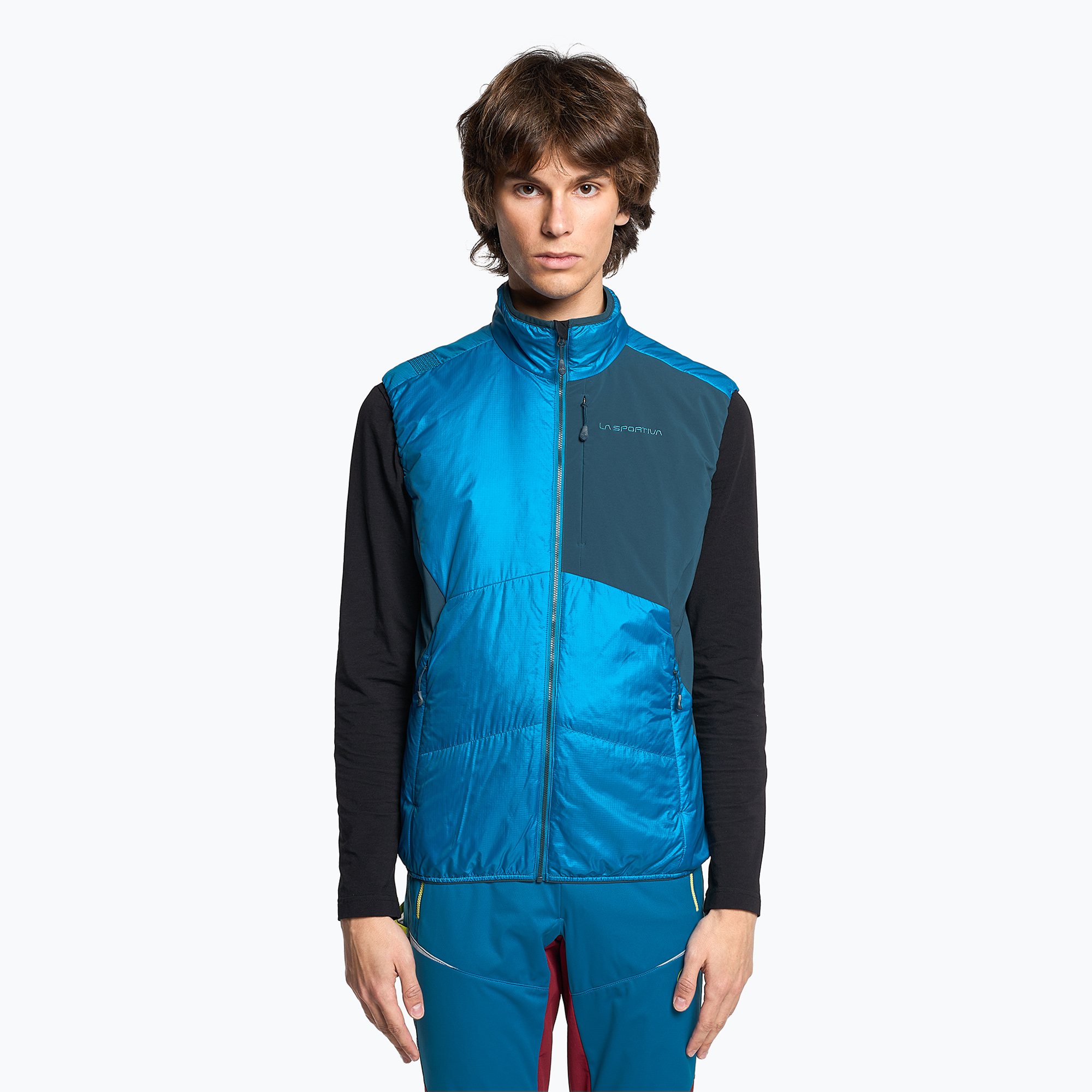 15%-kal olcsóbban.  Férfi La Sportiva Ascent Primaloft mellény elektromos kék/viharkék. Méret: S