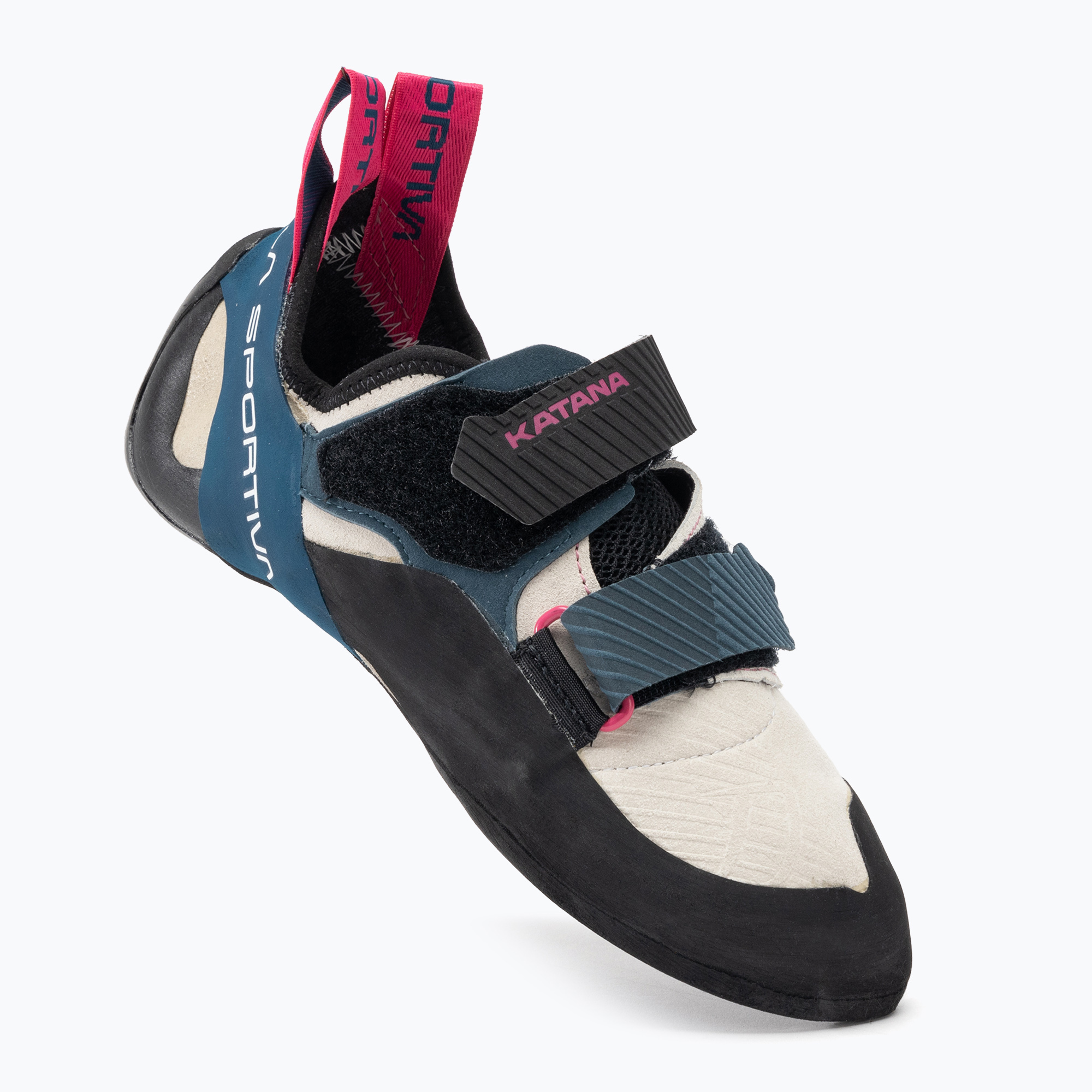 15%-kal olcsóbban.  La Sportiva női mászócipő Katana fehér/viharkék. Méret: 38