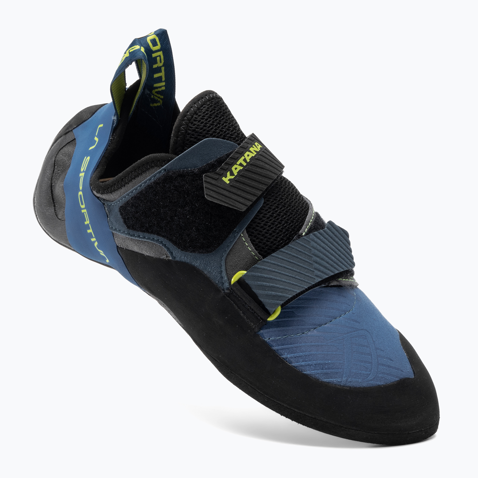 15%-kal olcsóbban.  Férfi La Sportiva Katana elektromos kék/lime punch hegymászó cipő. Méret: 43 EU