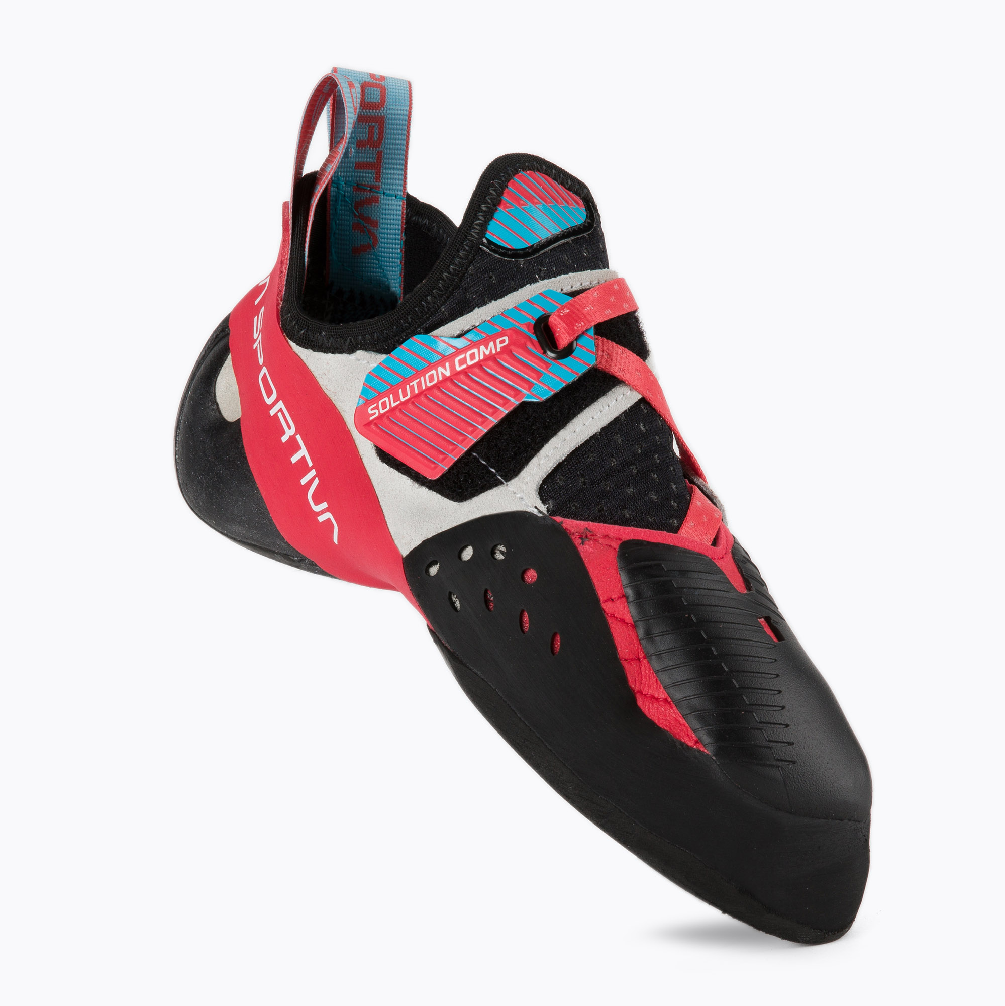 La Sportiva Solution Comp női mászócipő piros 30A402602_34. Méret: 37.5 EU