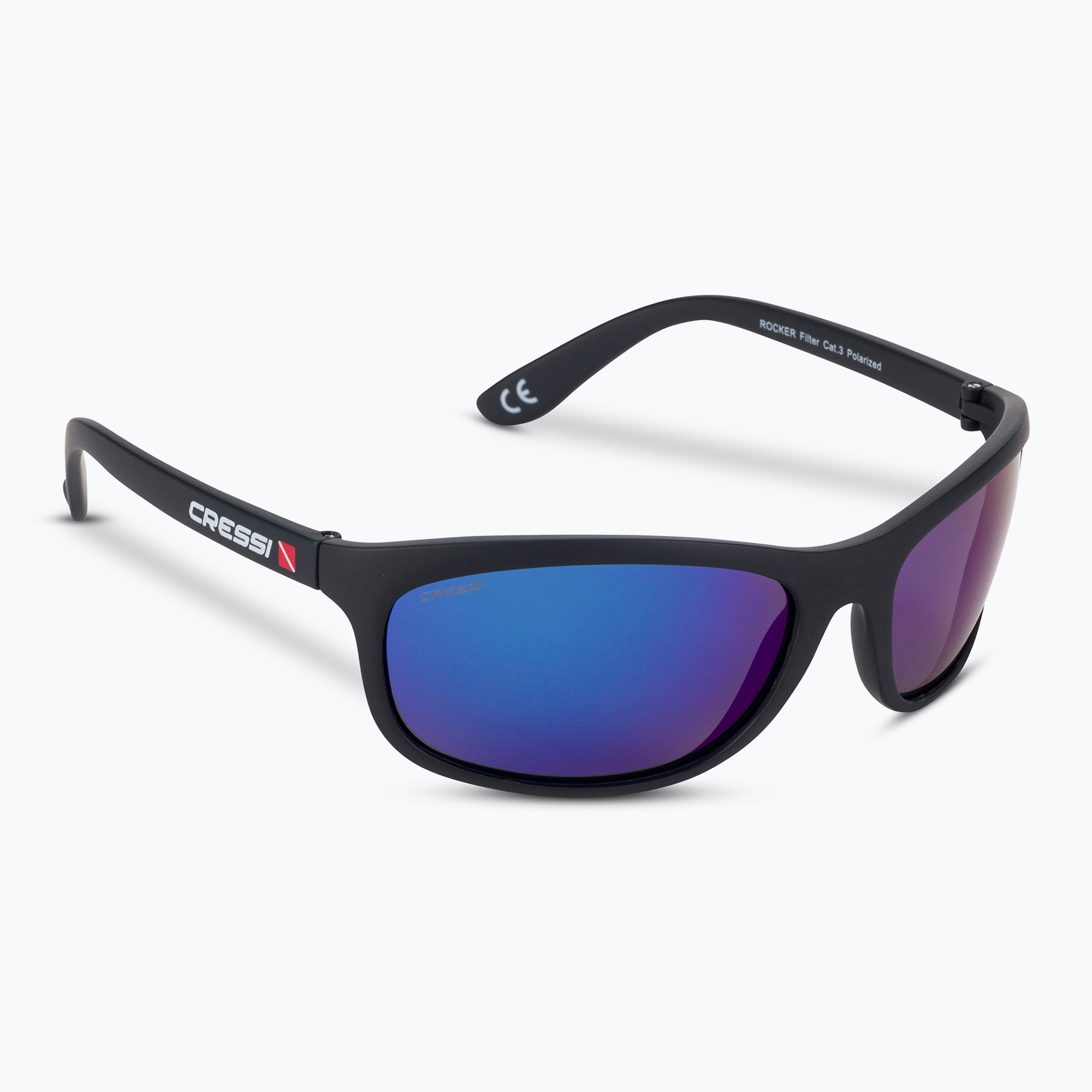 30%-kal olcsóbban.  Cressi Rocker fekete-kék napszemüveg DB100013. Méret: OS