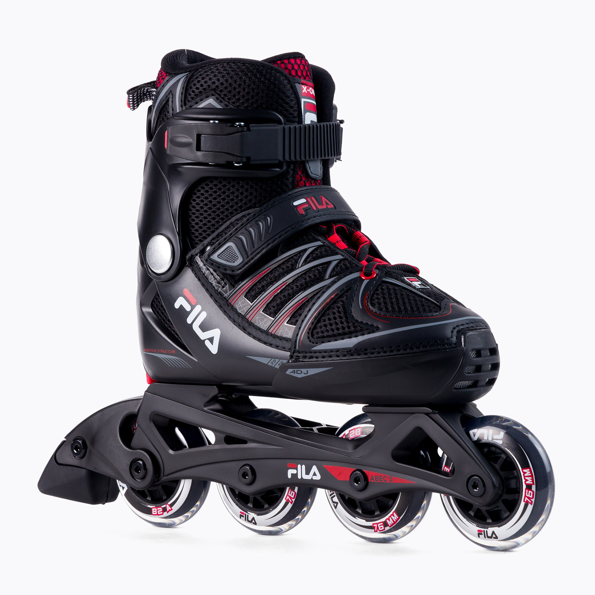27%-kal olcsóbban.  Gyermek görkorcsolya FILA X ONE black/red. Méret: 35-38 EU