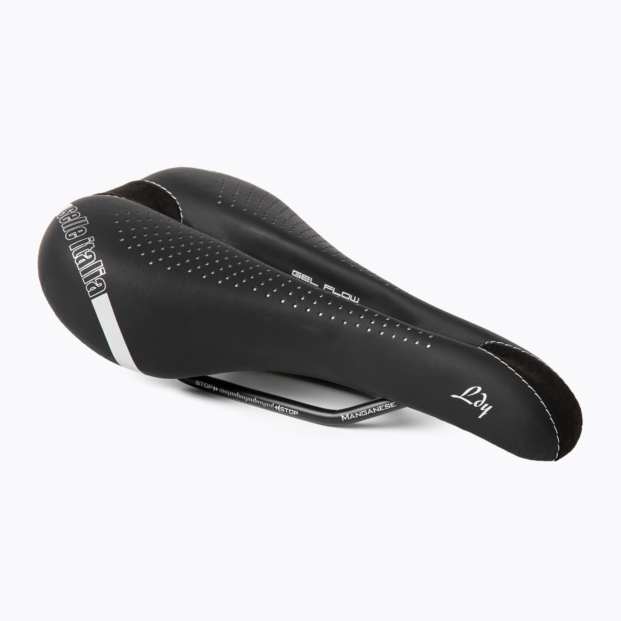 15%-kal olcsóbban.  Női kerékpár nyereg Selle Italia GEL FLOW S fekete SIT-022H601IHC002. Méret: L