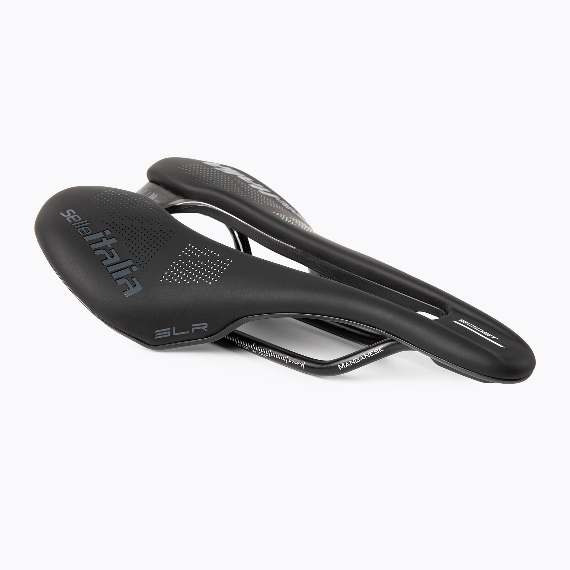 18%-kal olcsóbban.  Selle Italia SLR BOOST TM SUPERFLOW S kerékpár nyereg fekete SIT-041A620MHC001. Méret: L
