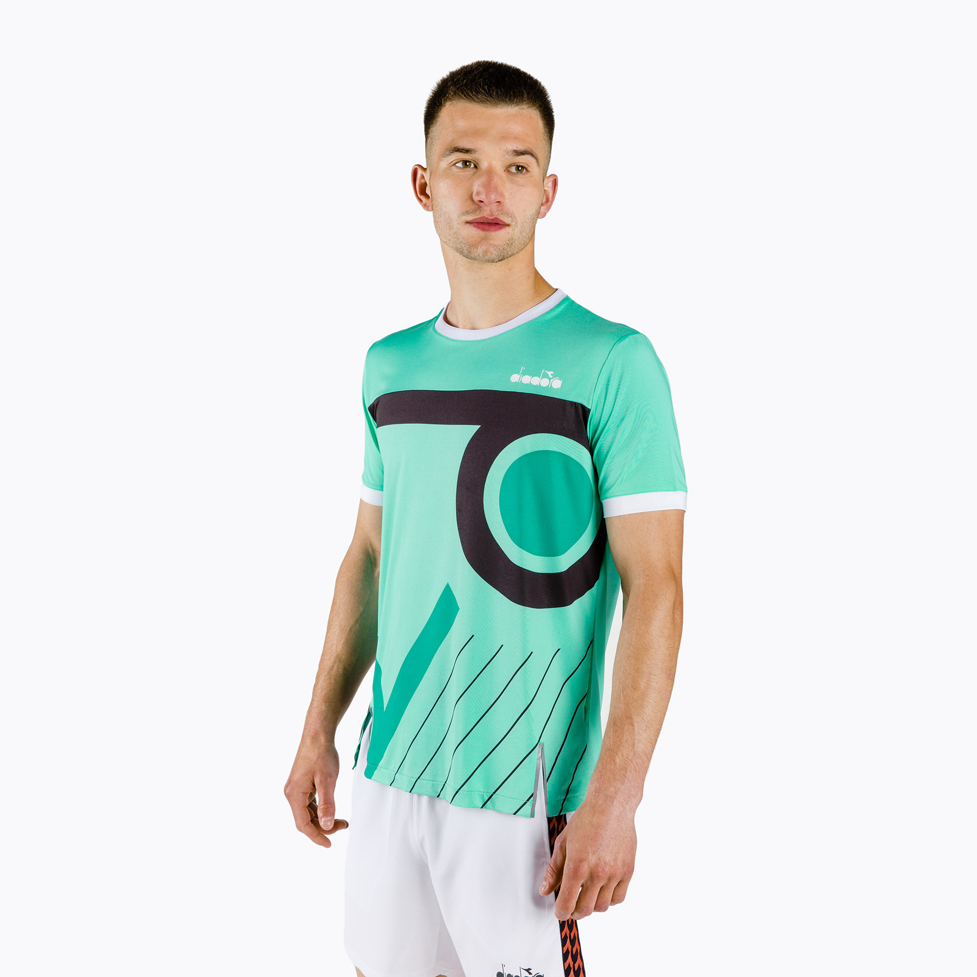 42%-kal olcsóbban.  Férfi tenisz póló Diadora Clay 70440 zöld 102.174120. Méret: M