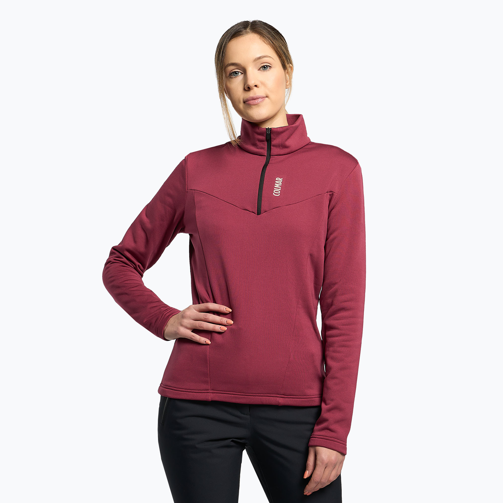38%-kal olcsóbban.  Női Colmar fleece pulóver bordó 9334-5WU. Méret: L