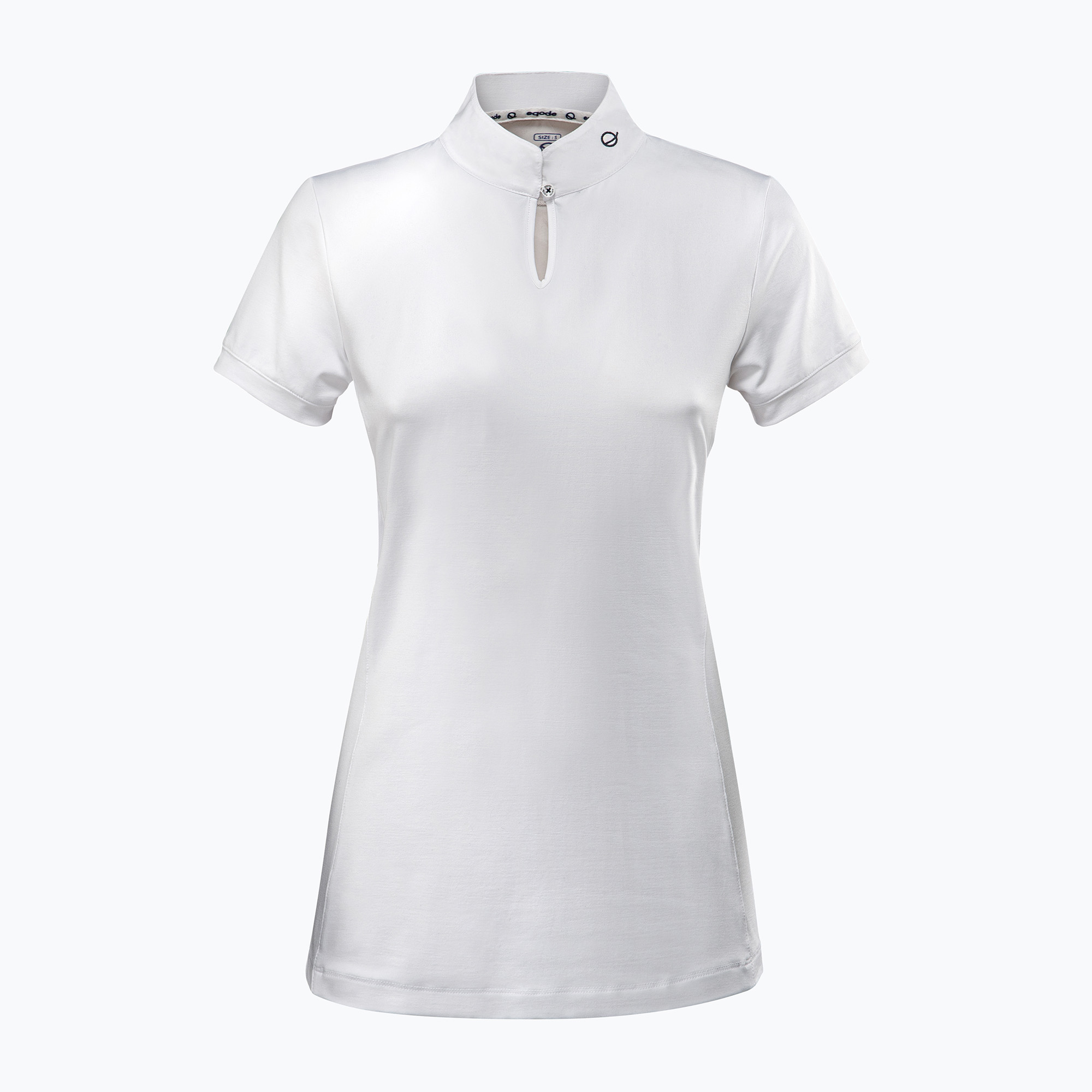41%-kal olcsóbban.  Női versenypóló Eqode by Equiline S/S Doreen fehér H56008. Méret: M