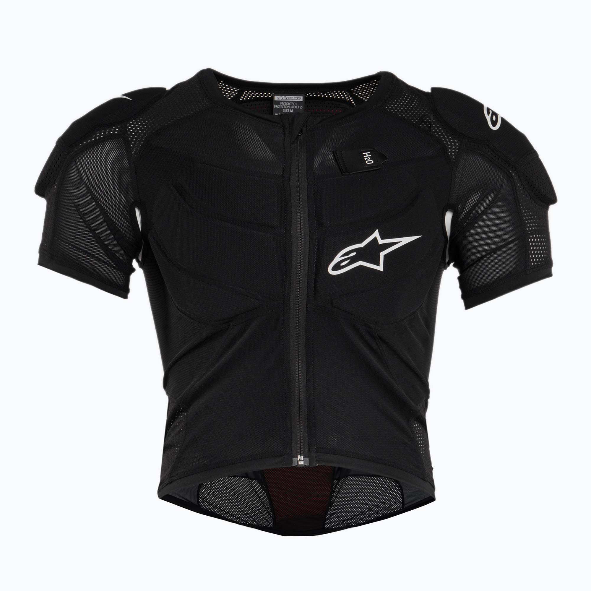 22%-kal olcsóbban.  Férfi kerékpáros páncél Alpinestars Vector Tech Jacket SS fekete 1656519/10. Méret: M