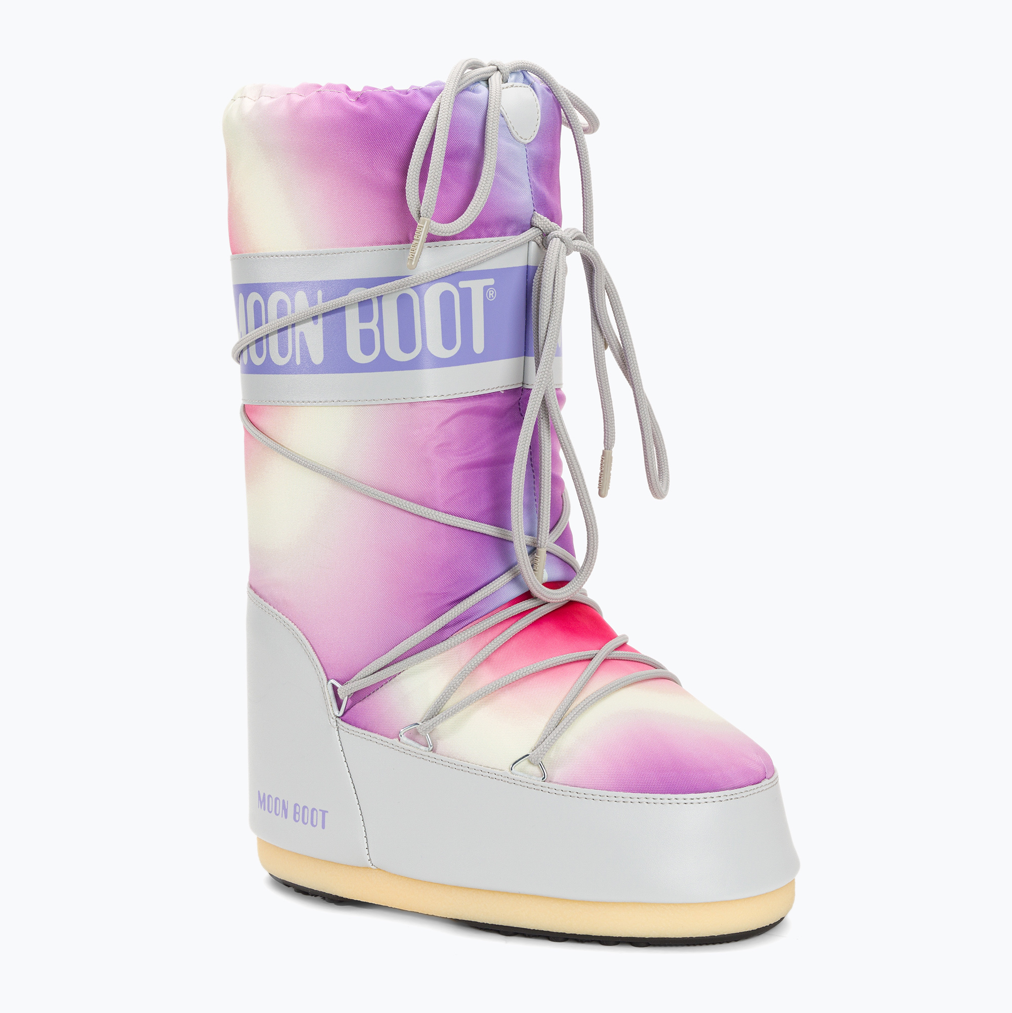 20%-kal olcsóbban.  Női Moon Boot Icon Icon Tie Dye hócsizma gleccser szürke. Méret: 39-41 (25.5 Cm)