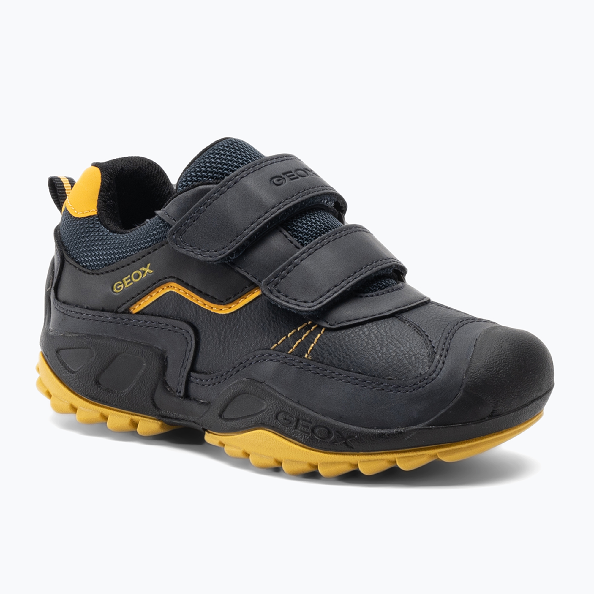 42%-kal olcsóbban.  Junior cipő Geox New Savage navy/ochreyellow. Méret: 34 EU