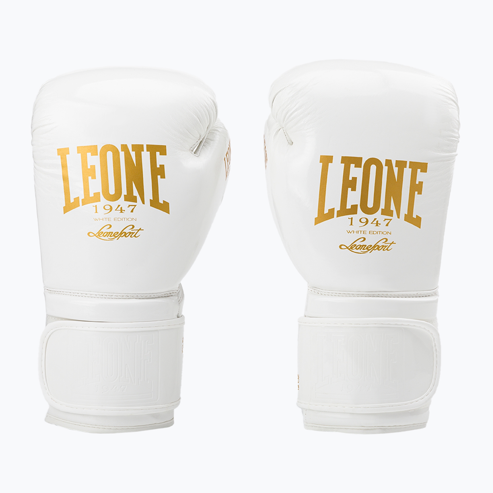 Boxkesztyű Leone 1947 fekete-fehér fehér GN059. Méret: 16 oz