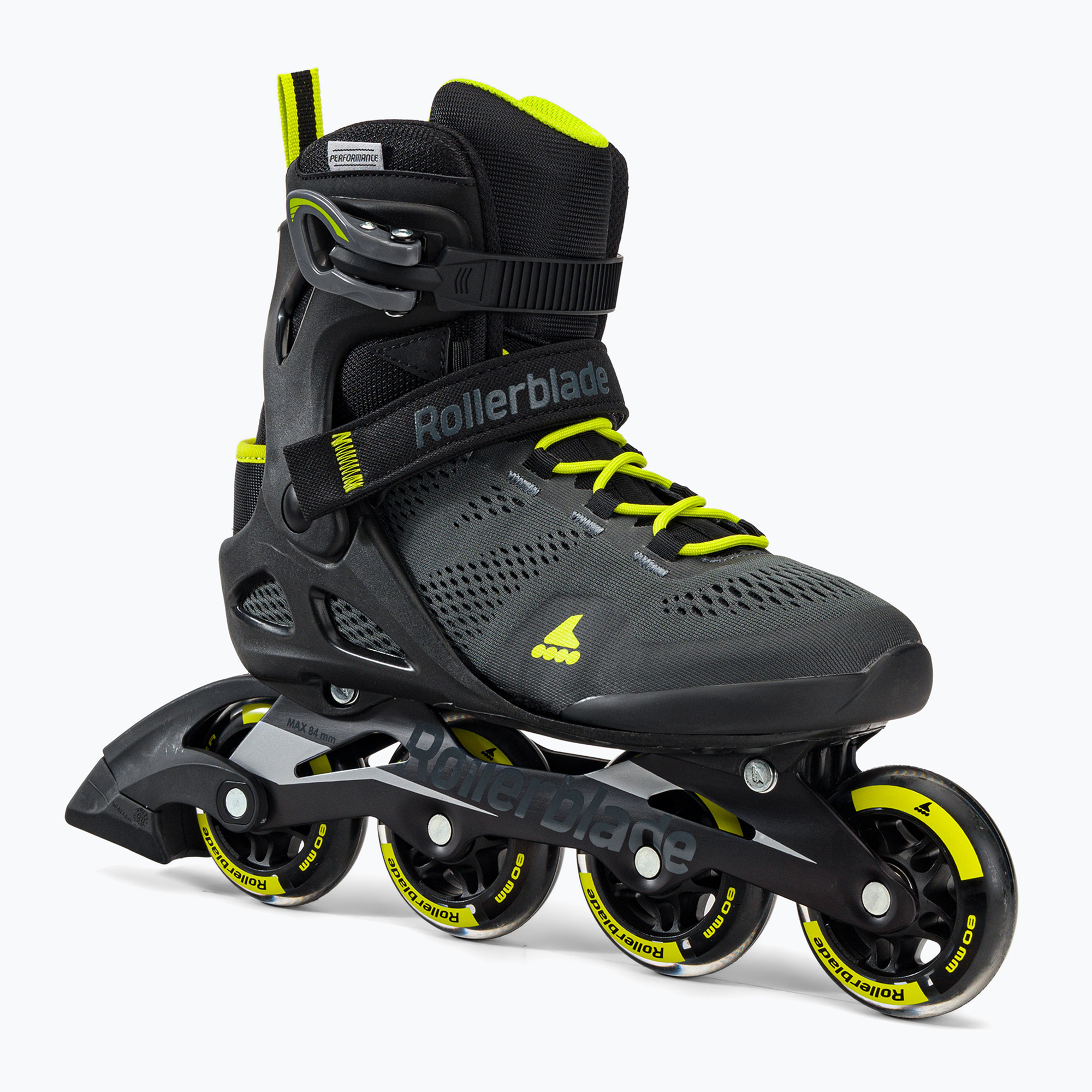 22%-kal olcsóbban.  Férfi görkorcsolya Macroblade 80 fekete 07100600 1A1. Méret: 26.0 cm