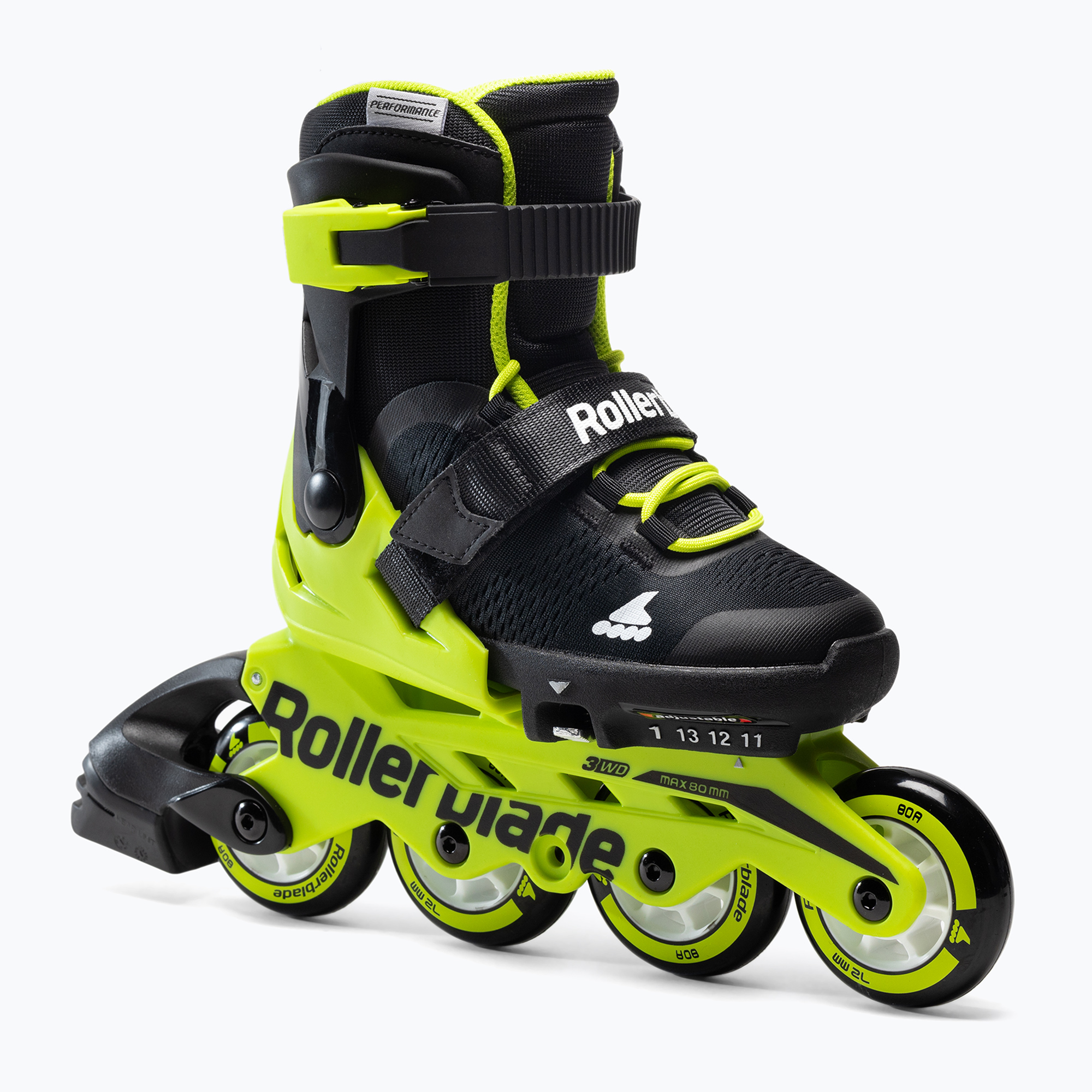 18%-kal olcsóbban.  Rollerblade Microblade gyermek korcsolya fekete/sárga 7101700215. Méret: 17.5-20.5 cm