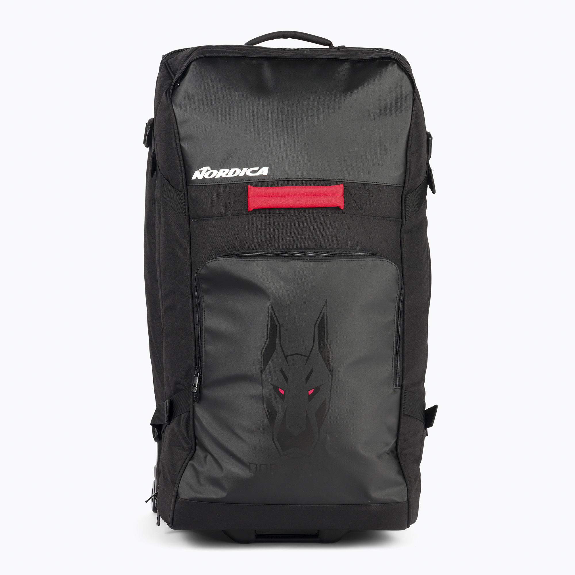 16%-kal olcsóbban.  Nordica Race XL Duffle Roller Doberman utazótáska fekete és piros 0N304301741. Méret: 120 l