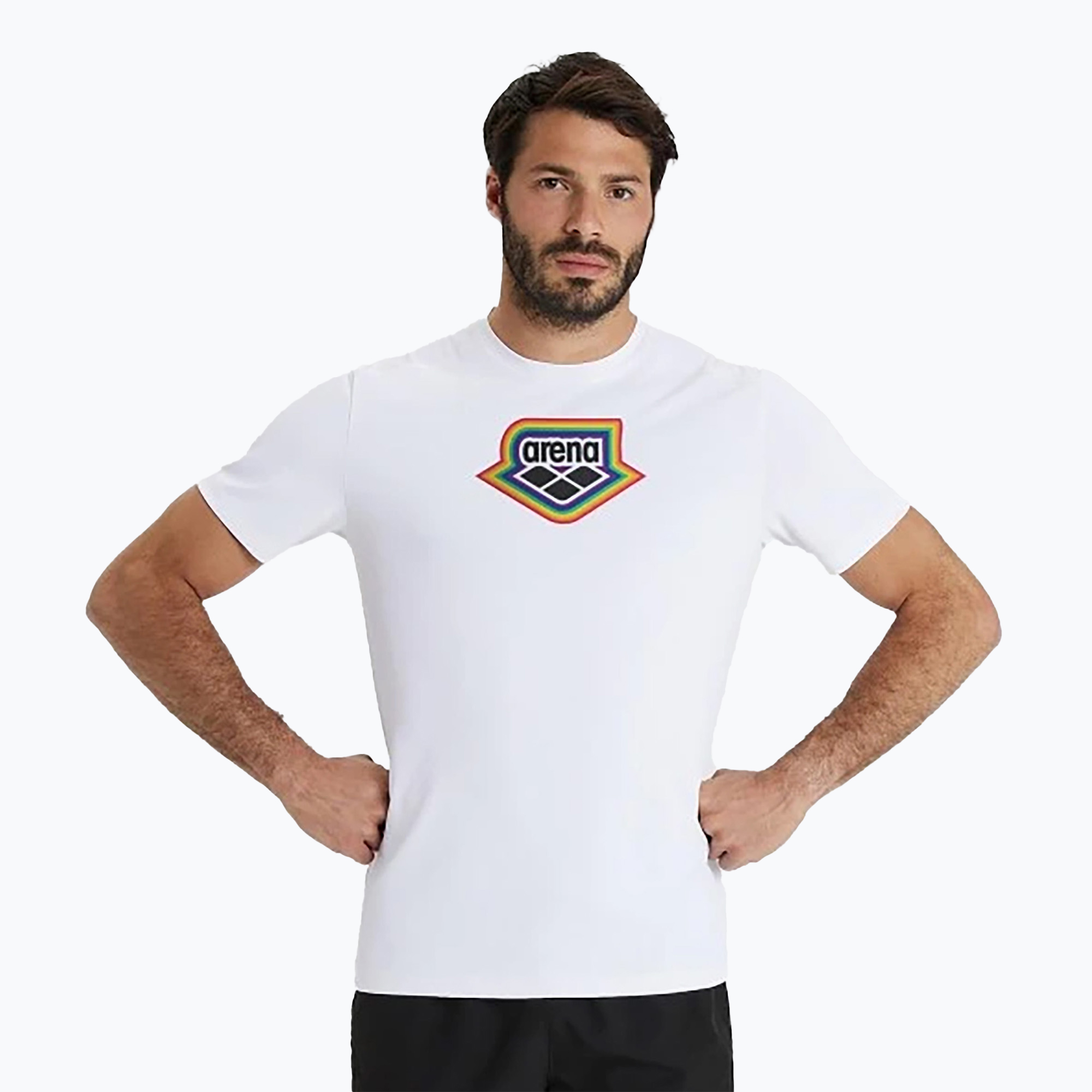 15%-kal olcsóbban.  Arena Blank Tee Pride fehér póló. Méret: S