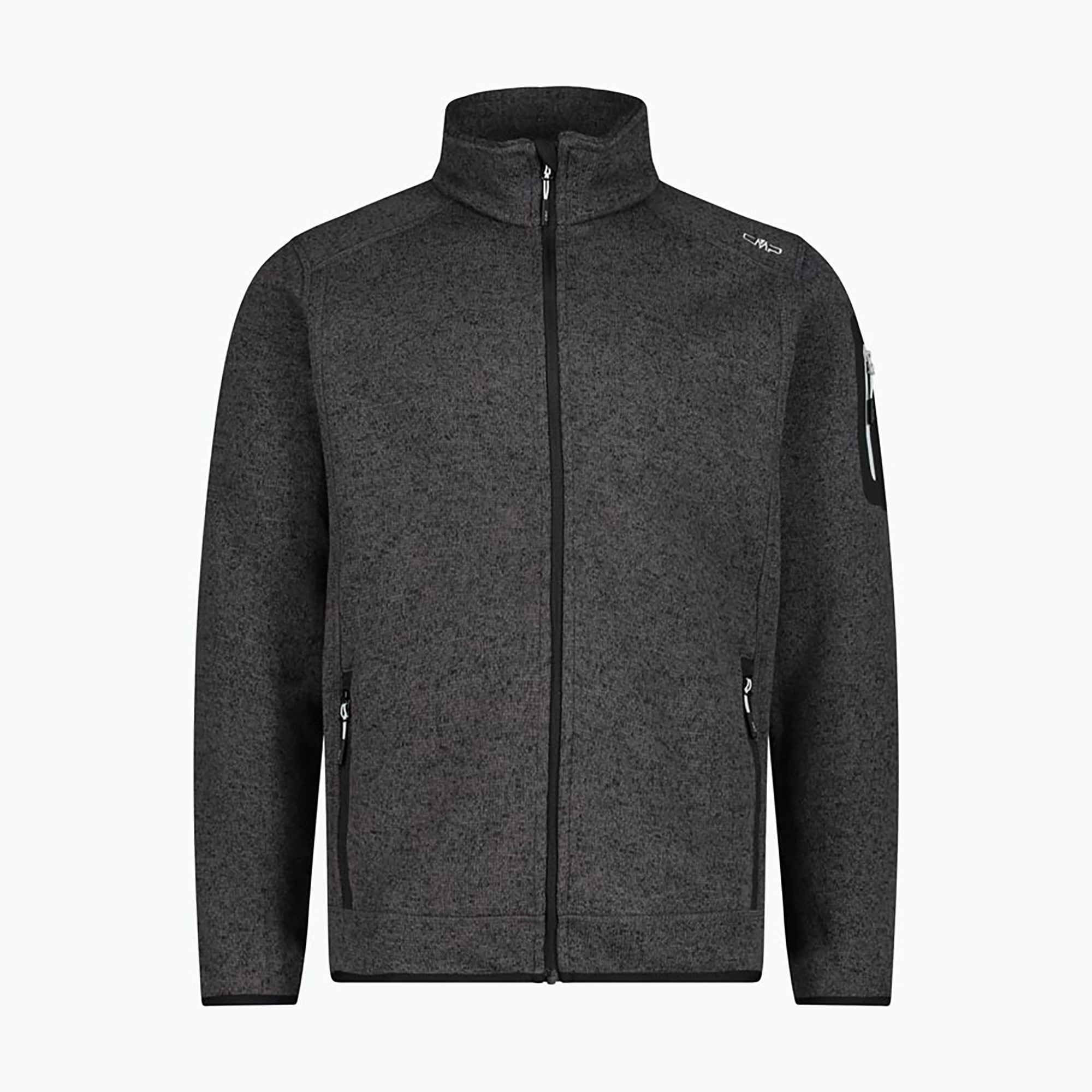 37%-kal olcsóbban.  Férfi CMP sötétszürke fleece pulóver 3H60747N/44UE. Méret: 46