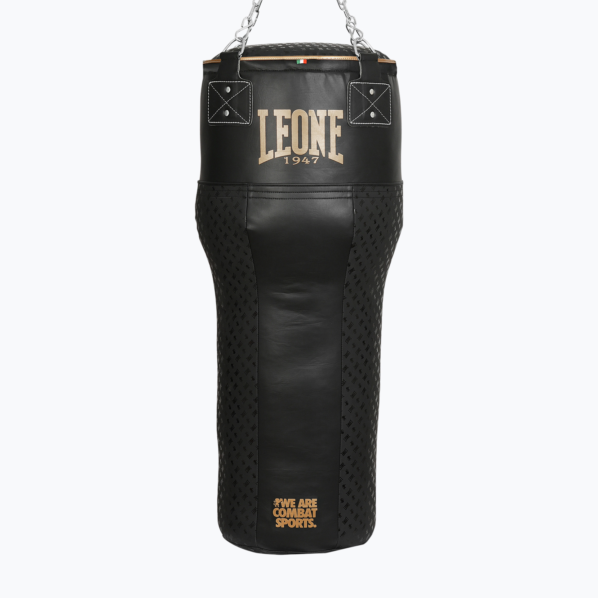 Leone Dna ''T'' boxzsák Nehéz zsák fekete AT855. Méret: 30 kg / 100 cm